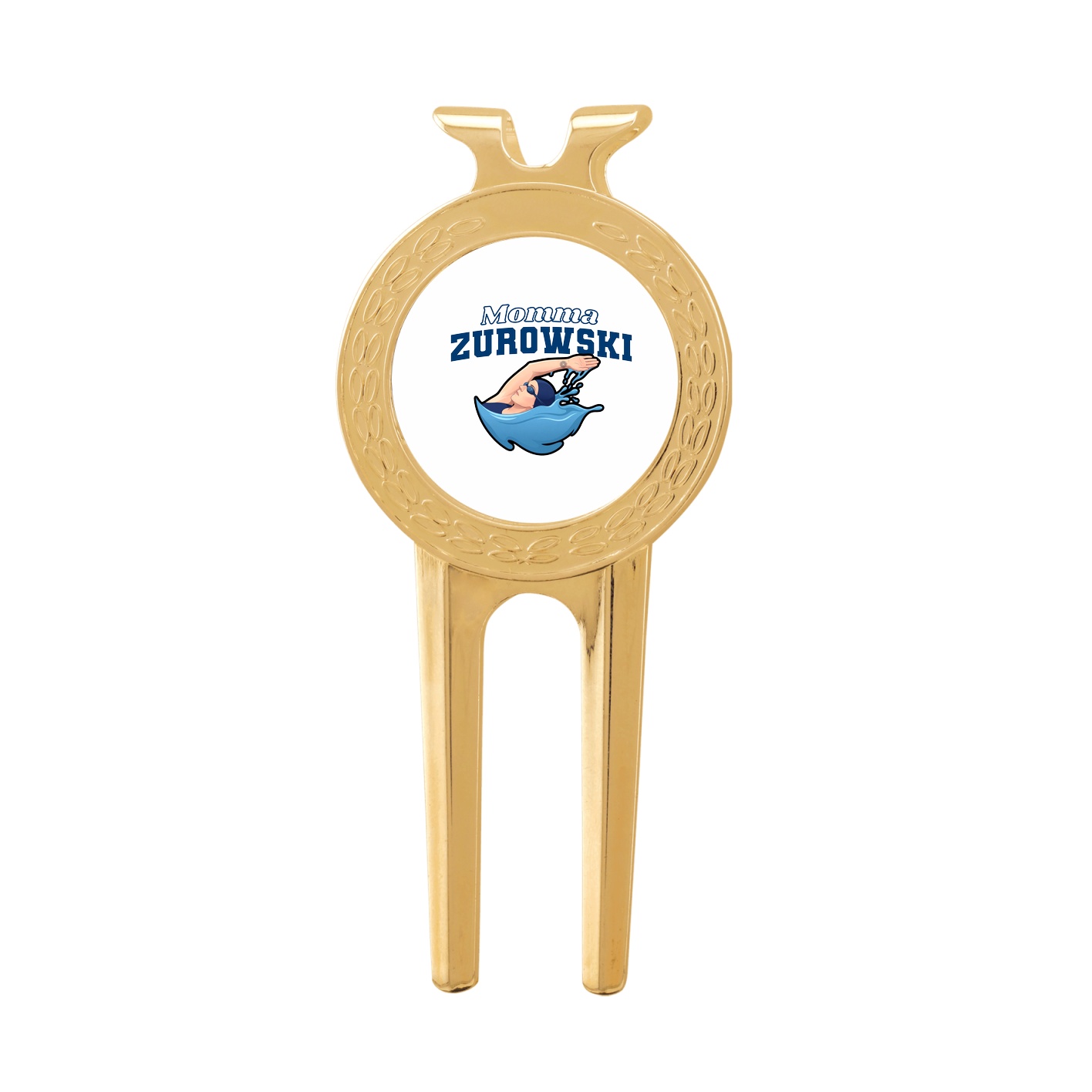 Divot Tool with Ball Marker — Mothers Day Block in Classic