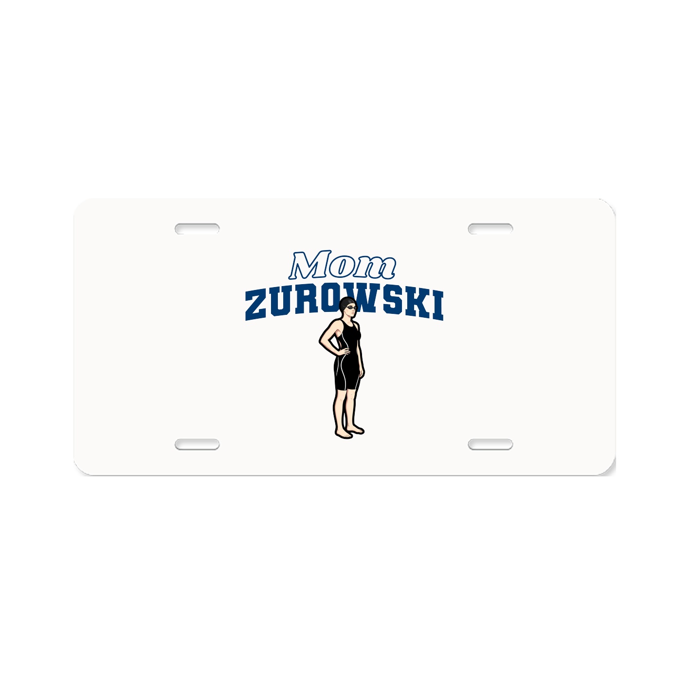 License Plate — Mothers Day Block in Classic