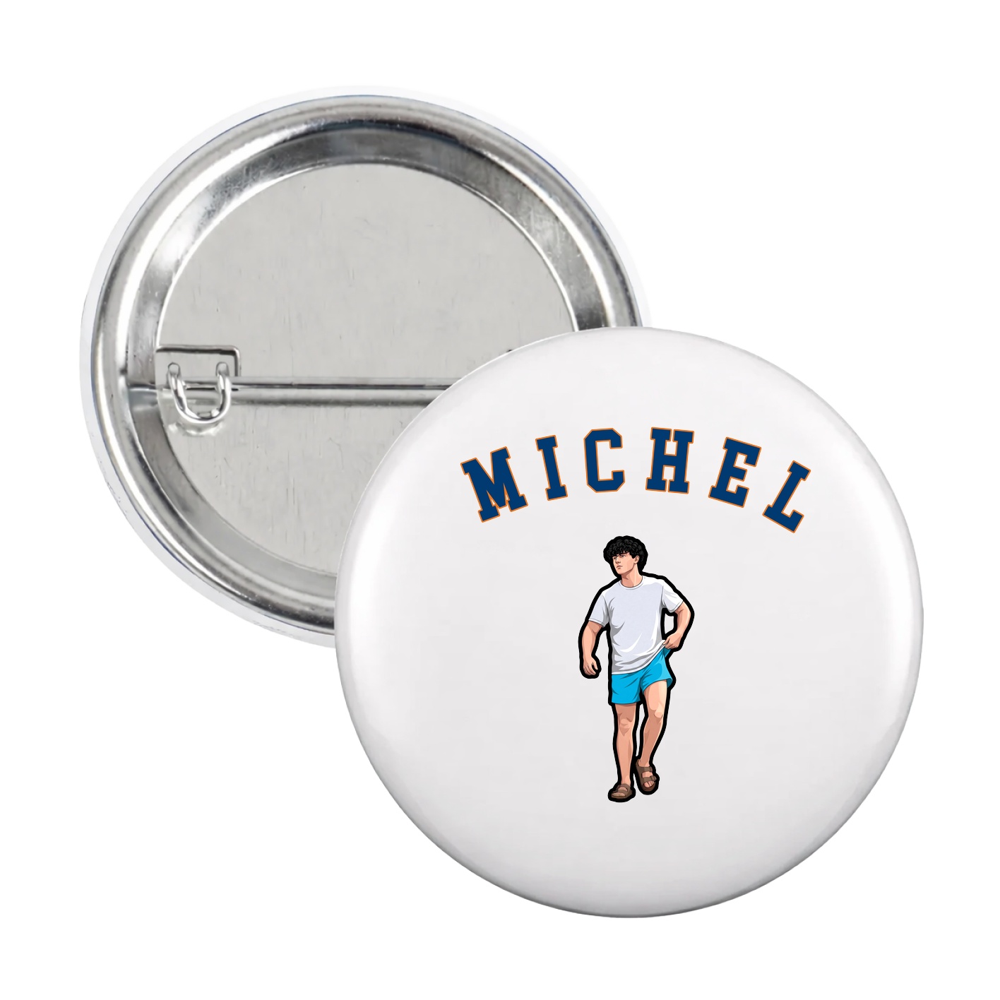 Game Day Button — Shirsey Arch in White
