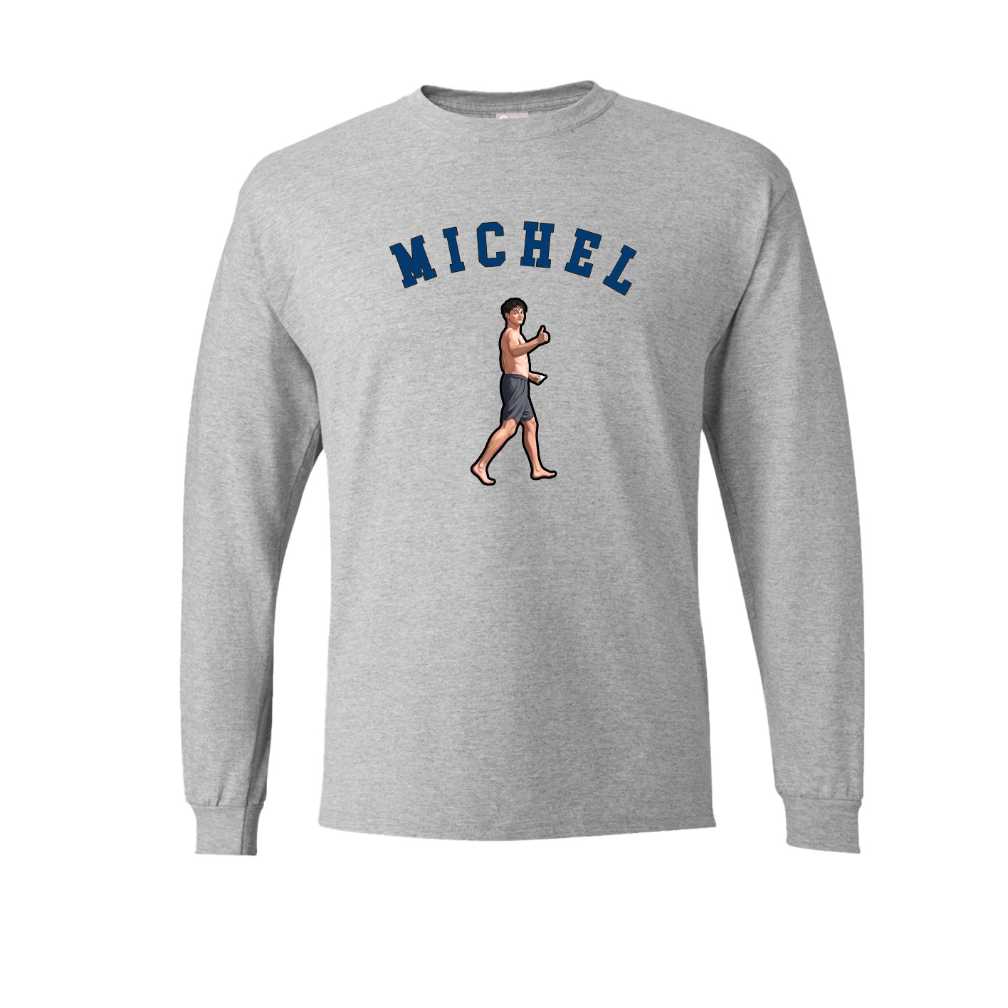 Long Sleeve Tee — Shirsey Arch in Grey