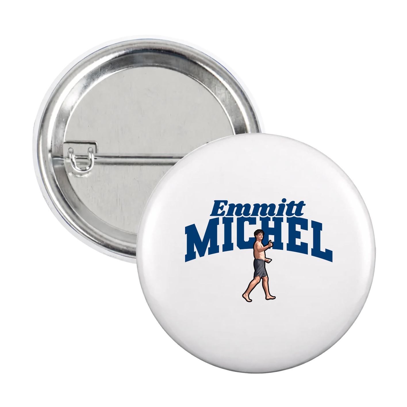 Game Day Button — Signature Arch in White