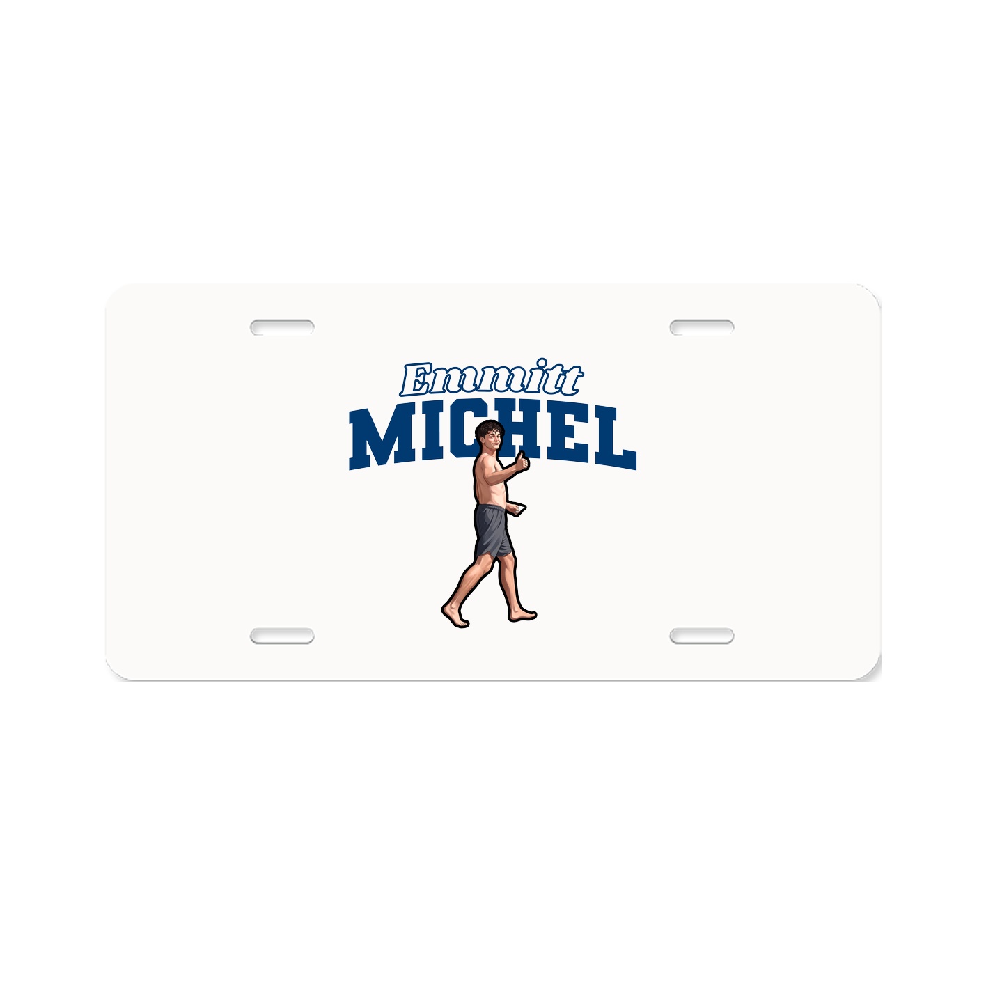 License Plate — Name Arch in Classic