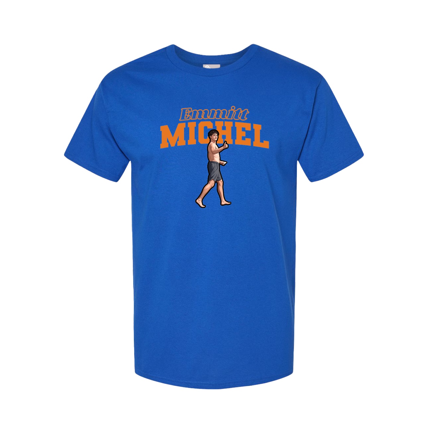 Youth Tee — Name Arch in Royal