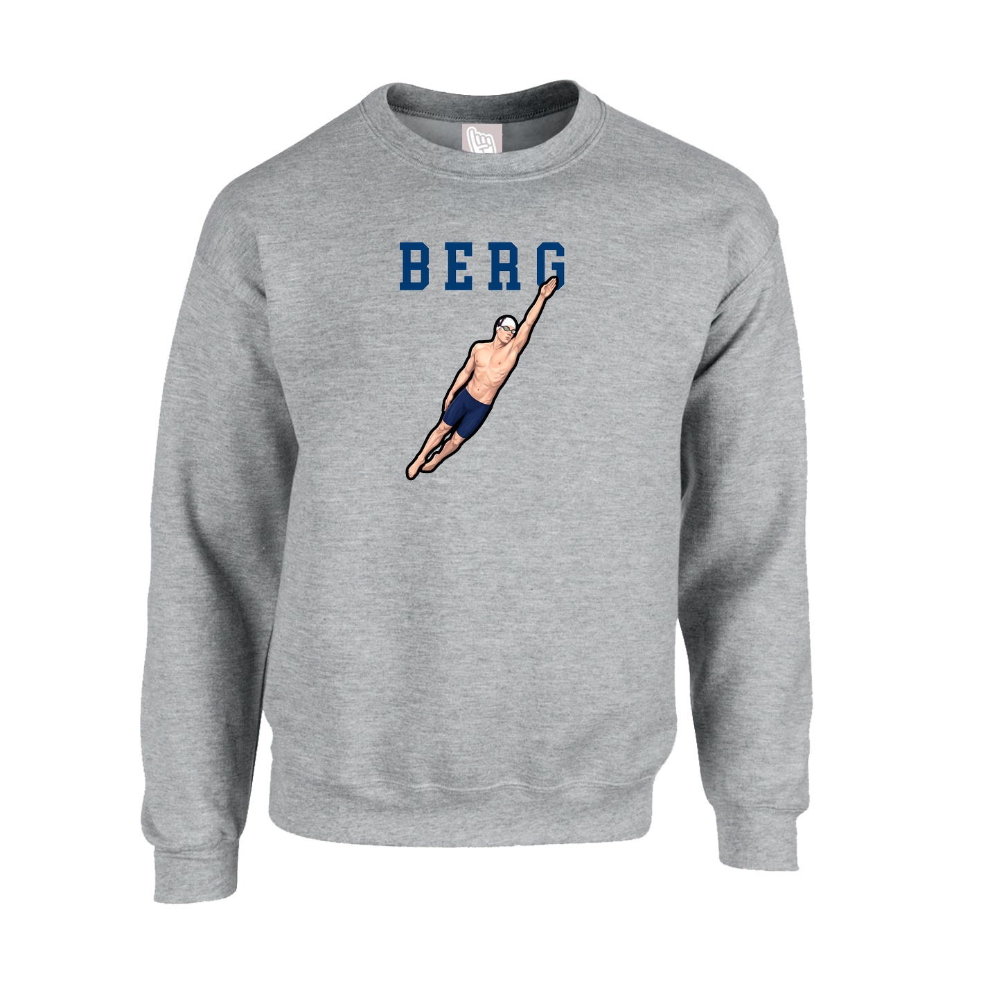 Fleece Crew — Shirsey in Grey