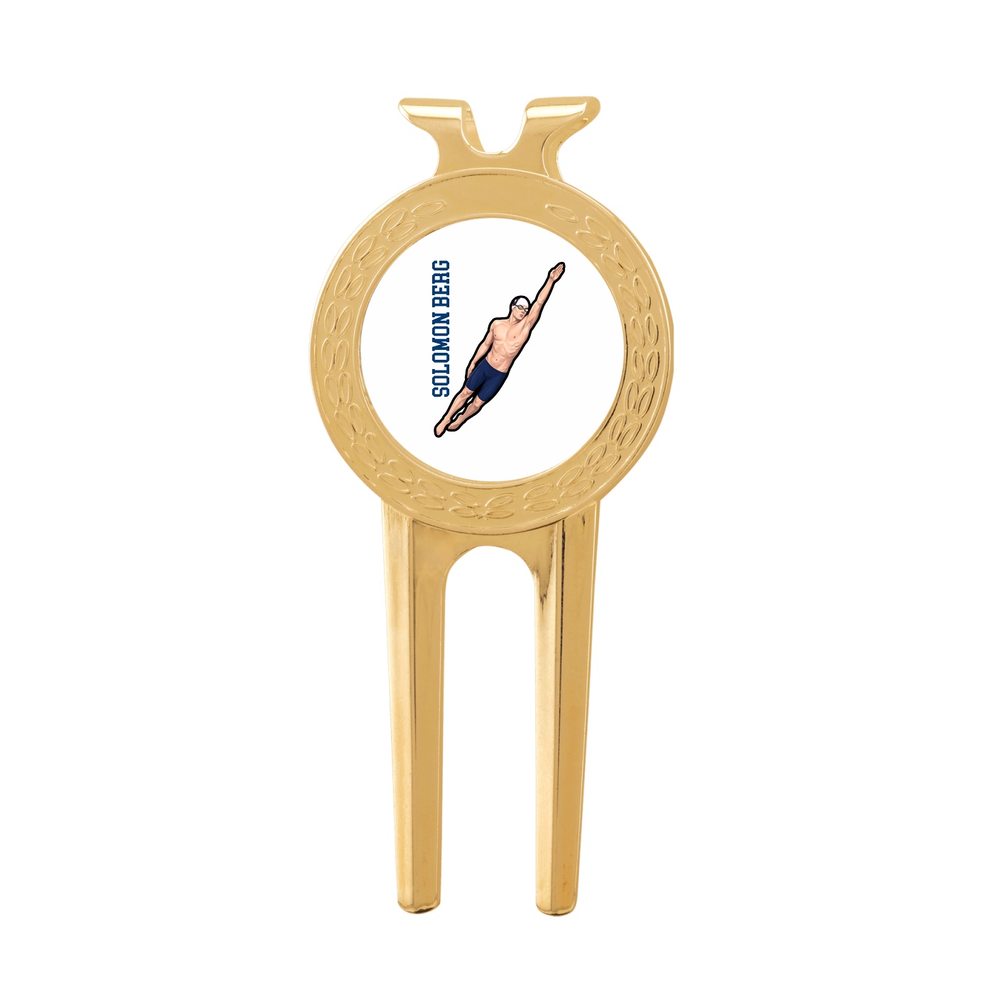 Divot Tool with Ball Marker — Name Vertical in Classic