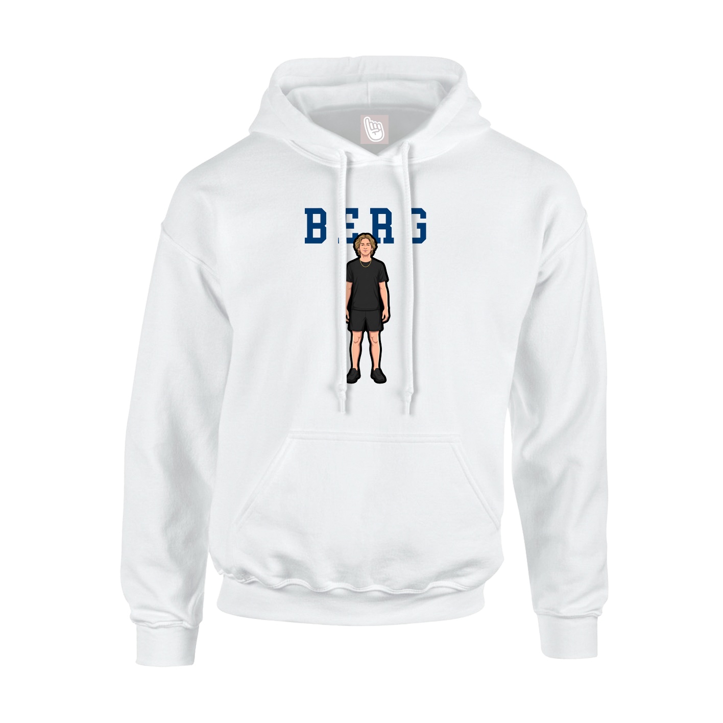 Hoodie — Shirsey in White