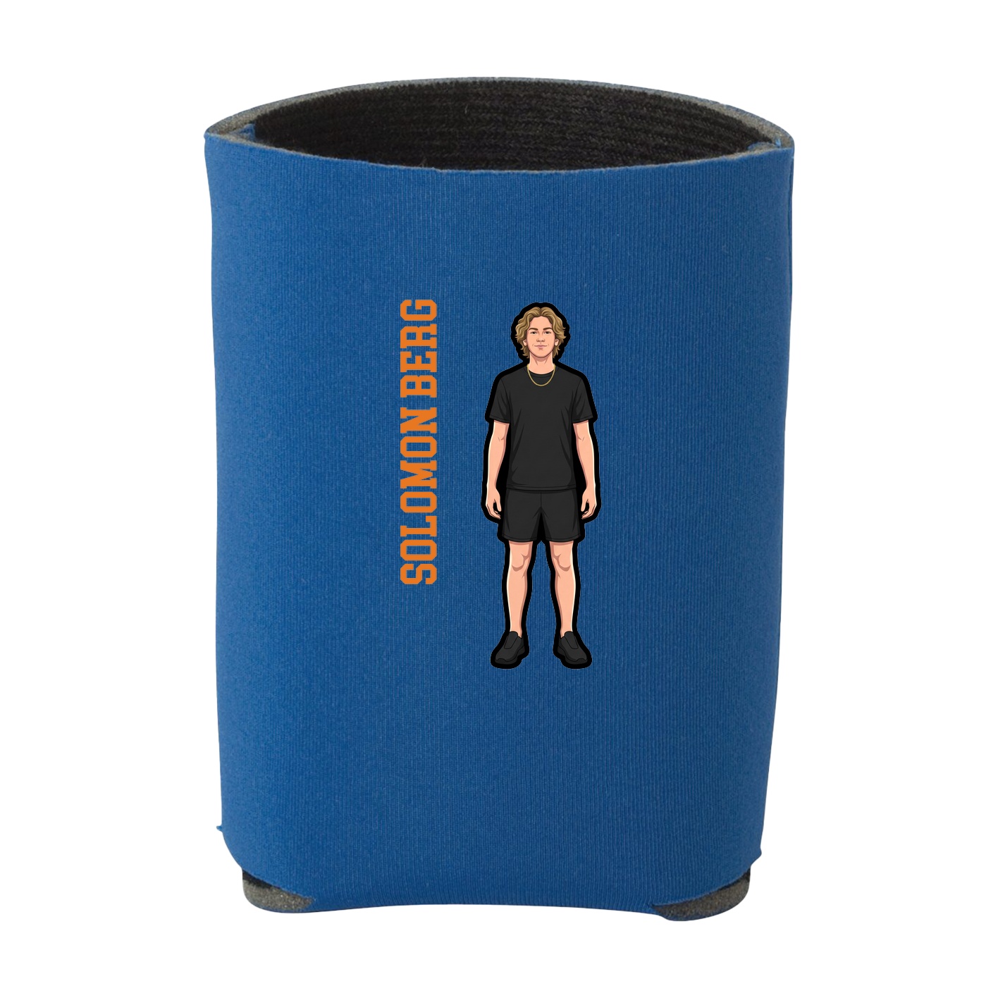 Can Holder — Name Vertical in Royal
