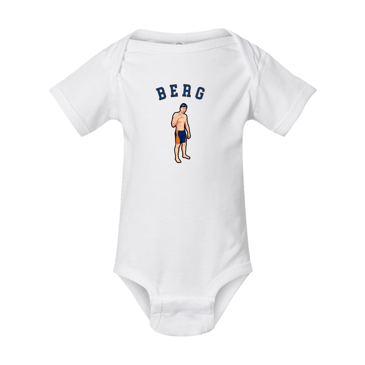 Baby Onesie — Shirsey Arch in White