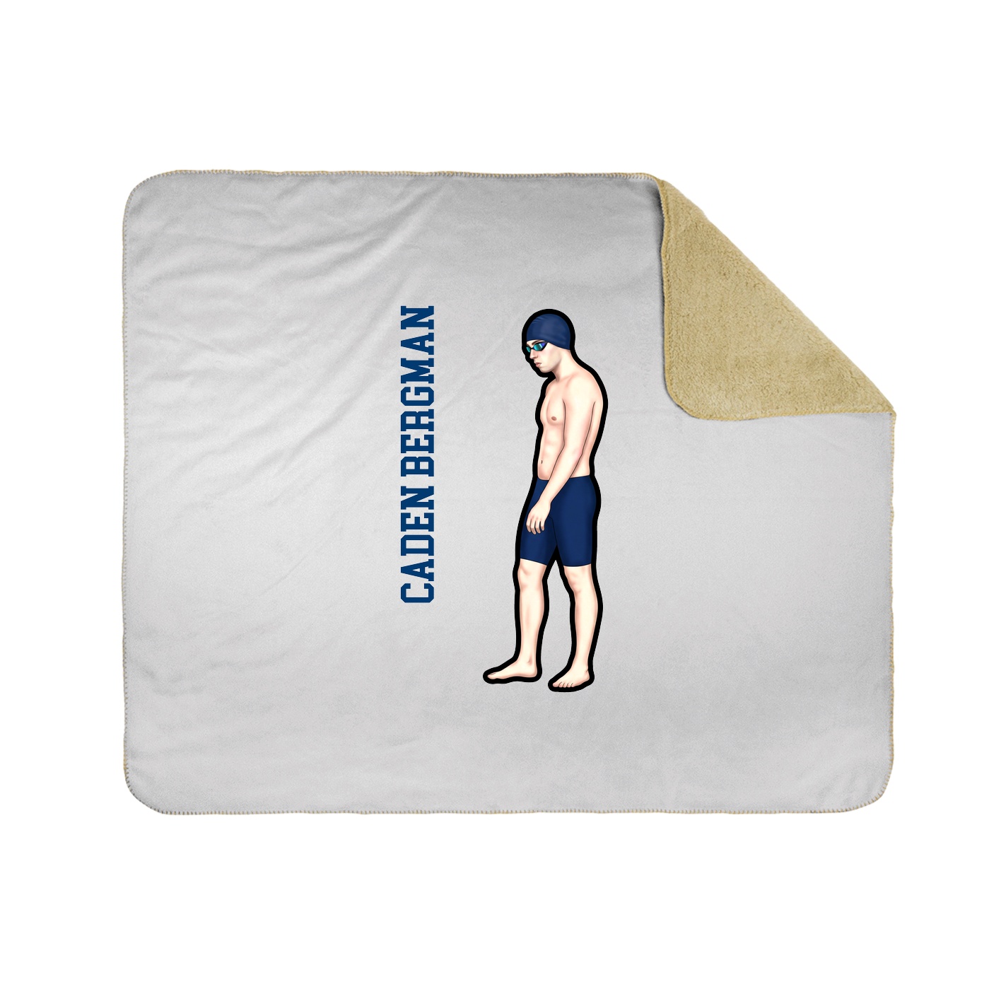 50x60 Sherpa Lined Throw Blanket