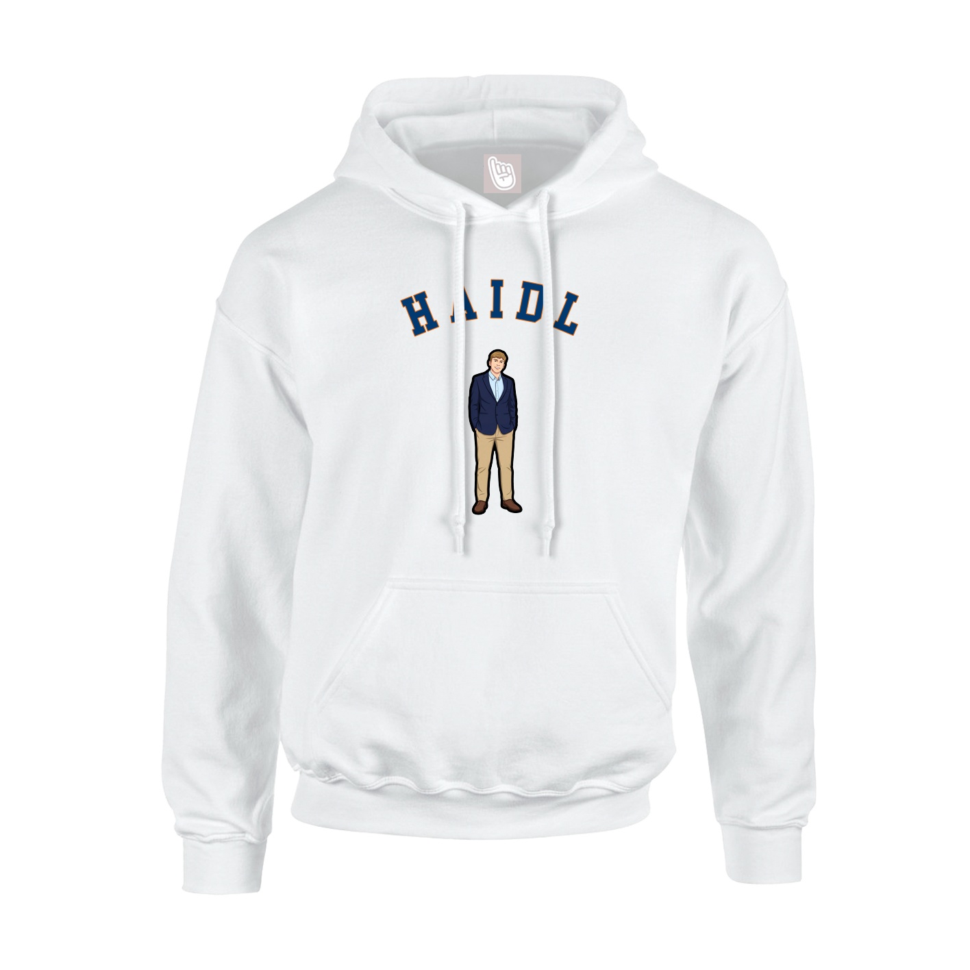Youth Hoodie — Shirsey Arch in White