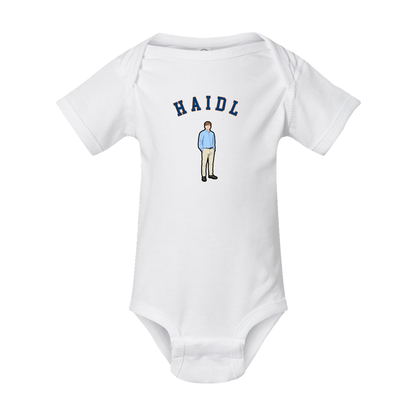 Baby Onesie — Shirsey Arch in White