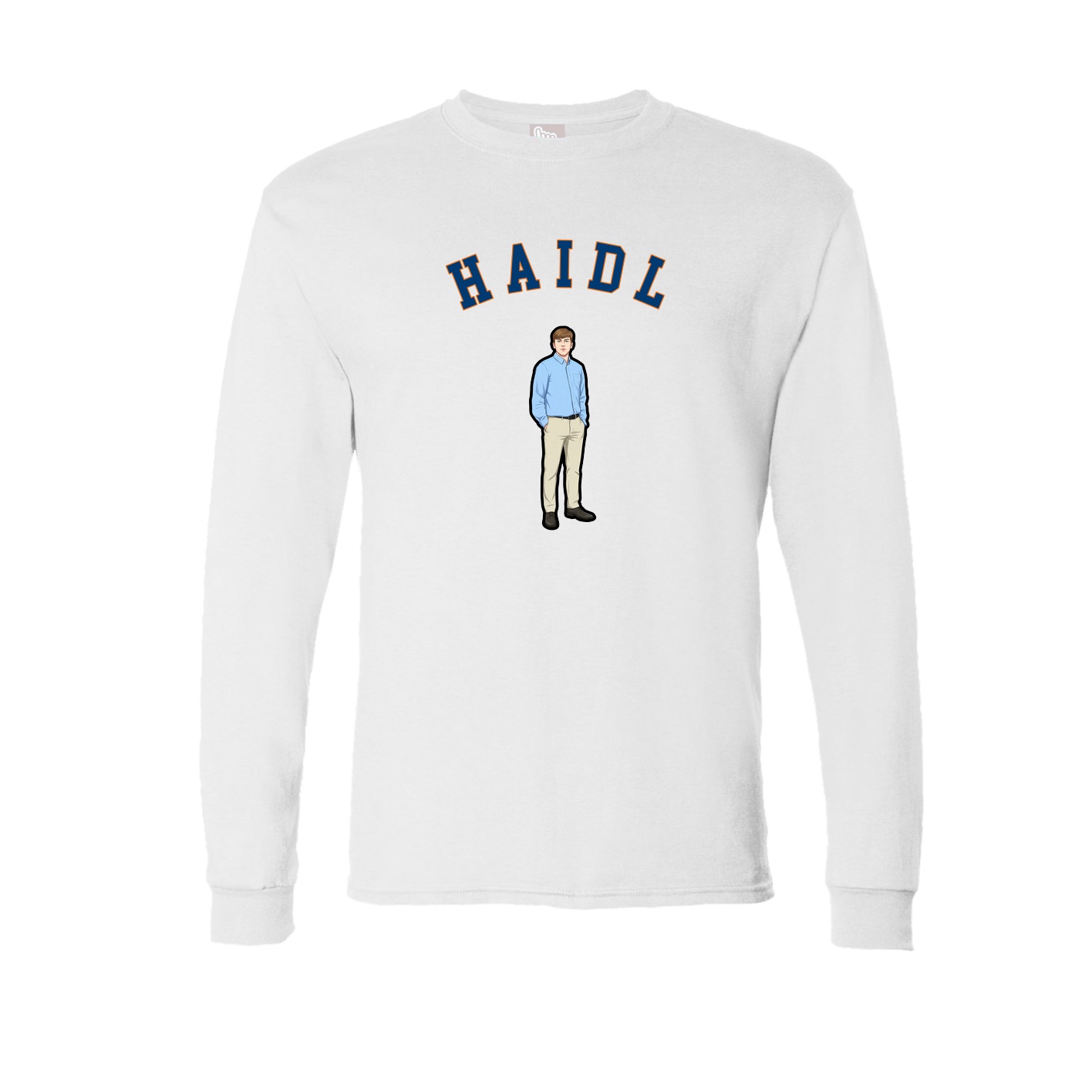 Long Sleeve Tee — Shirsey Arch in White