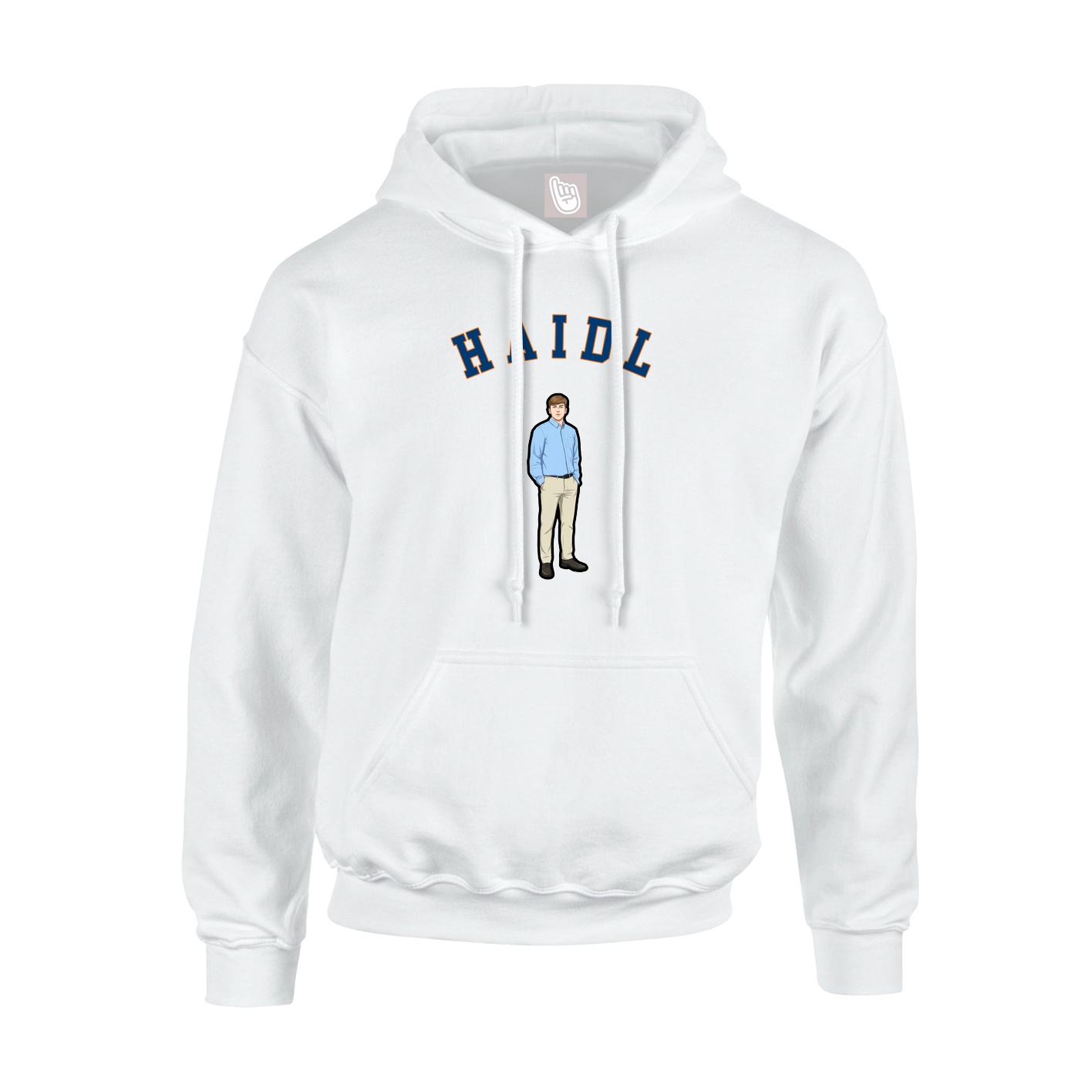 Hoodie — Shirsey Arch in White