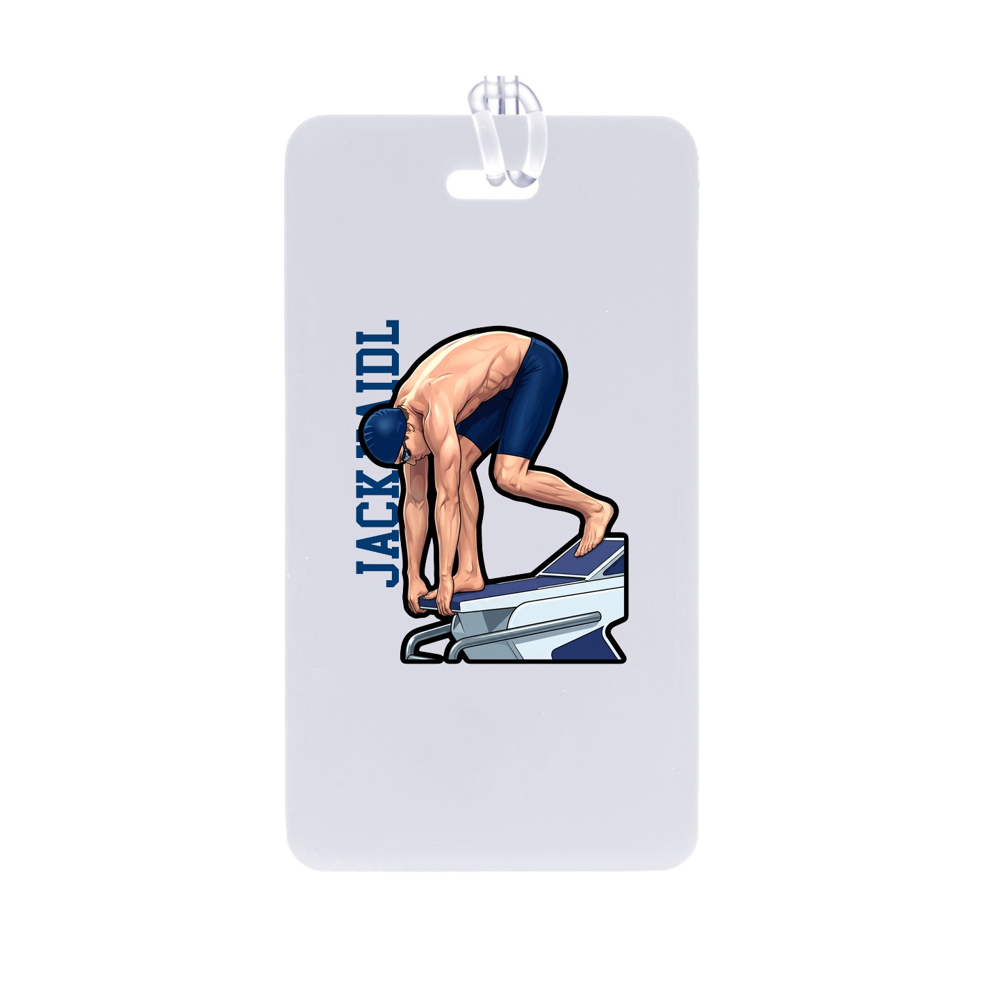 Bag Tag — Name Vertical in Classic