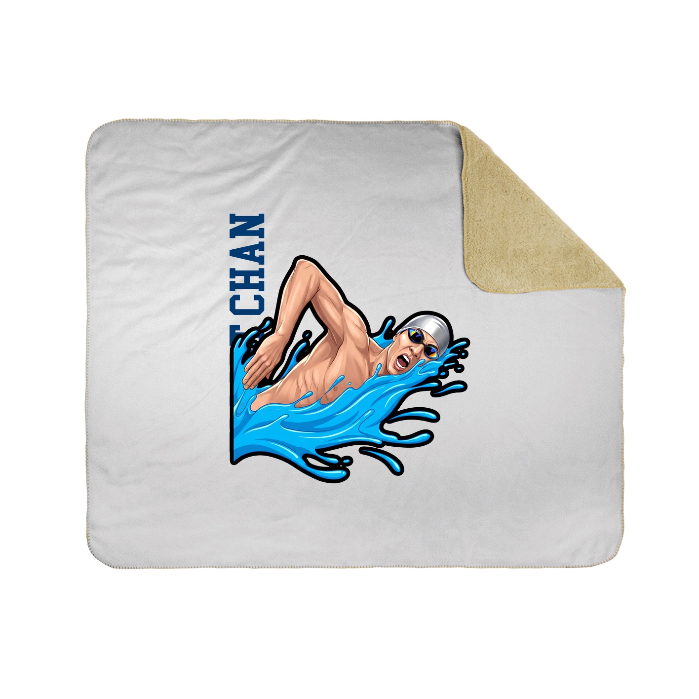 50x60 Sherpa Lined Throw Blanket