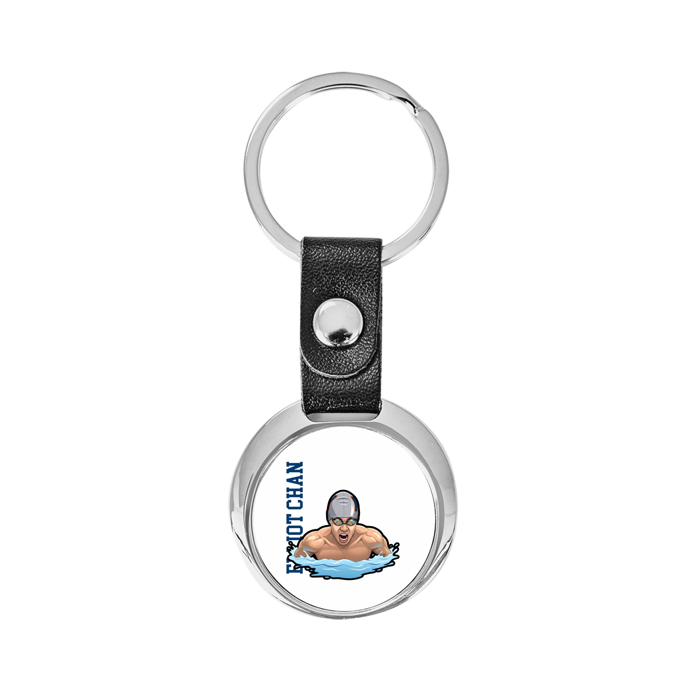 Key Chain — Name Vertical in Classic