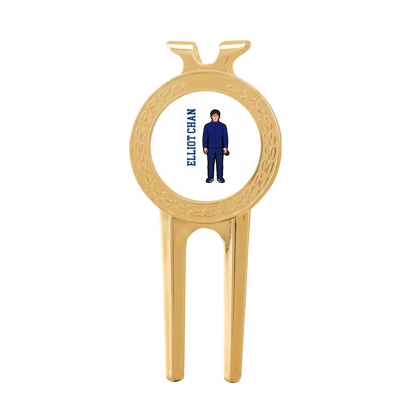 Divot Tool with Ball Marker — Name Vertical in Classic