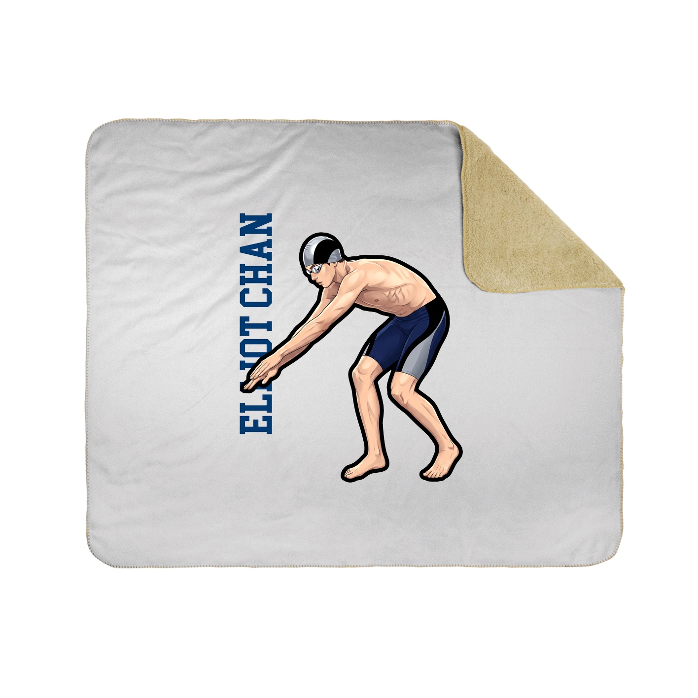 50x60 Sherpa Lined Throw Blanket