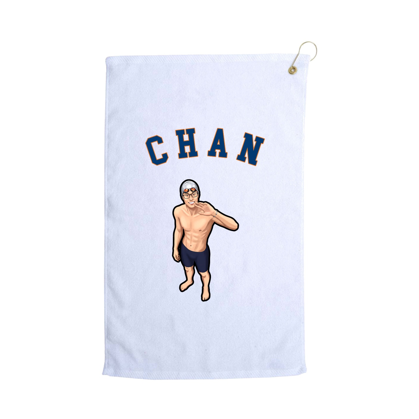 Golf Towel — Shirsey Arch in White