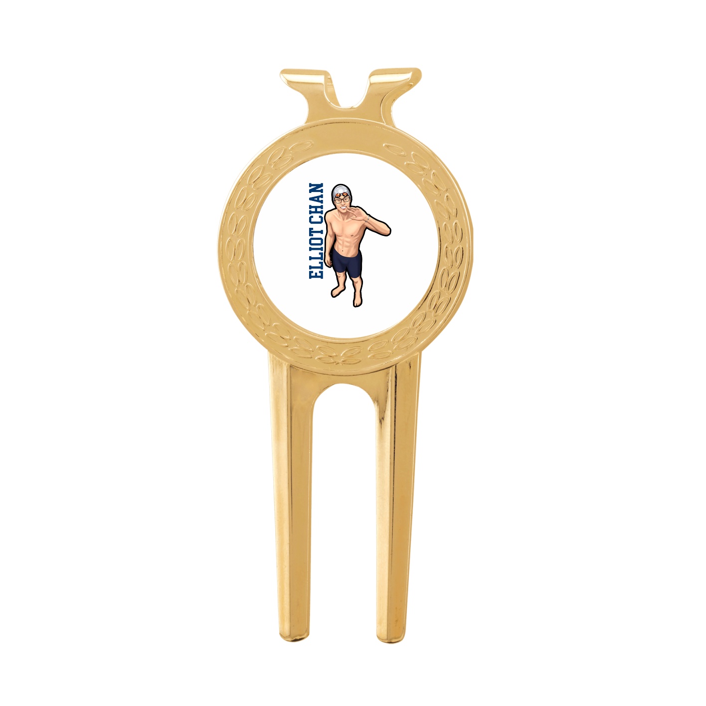 Divot Tool with Ball Marker — Name Vertical in Classic