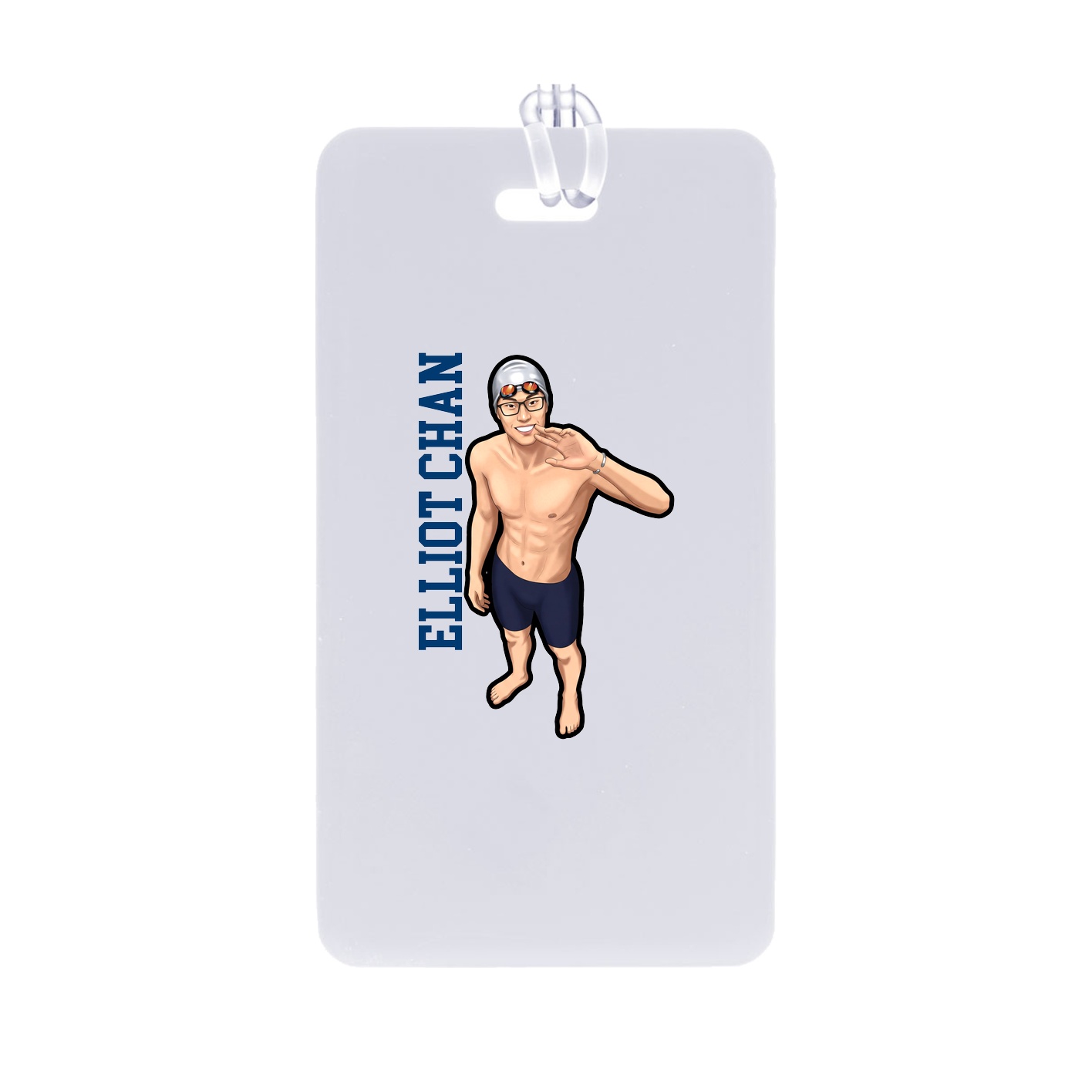 Bag Tag — Name Vertical in Classic