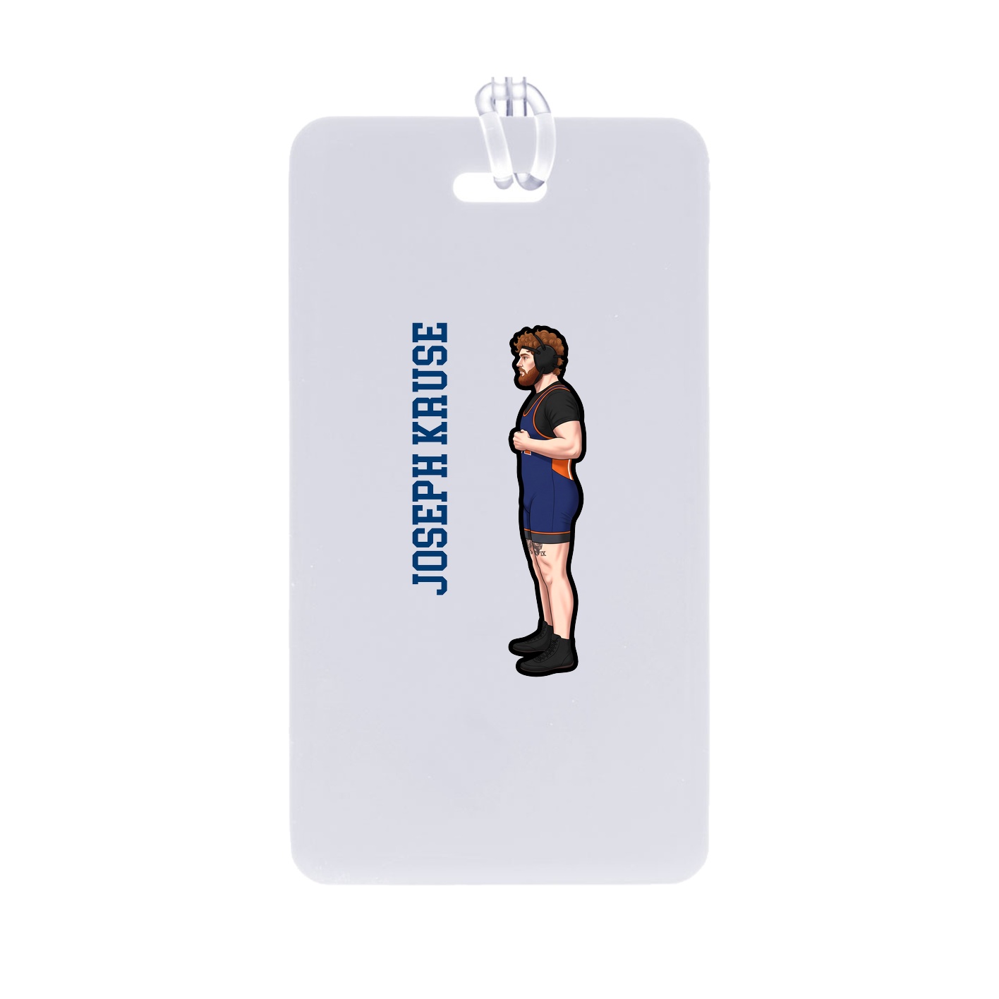 Bag Tag — Name Vertical in Classic