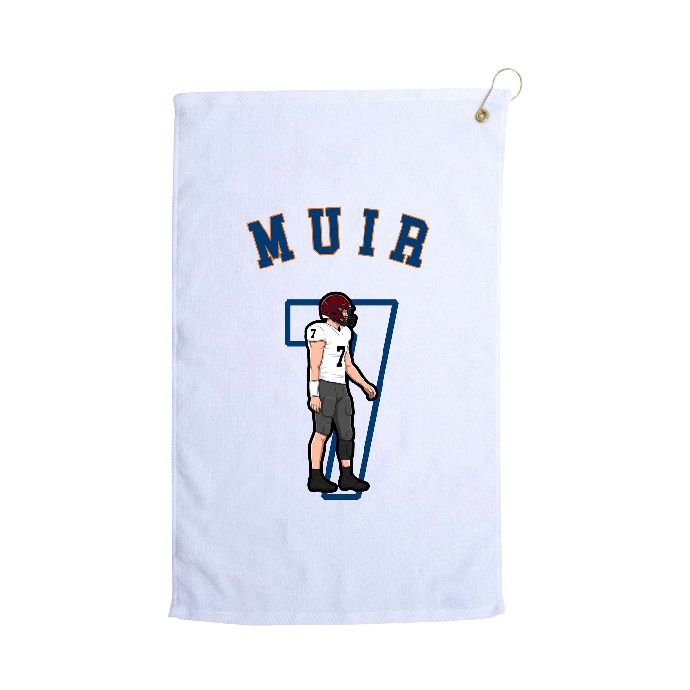 Golf Towel — Shirsey Arch in White