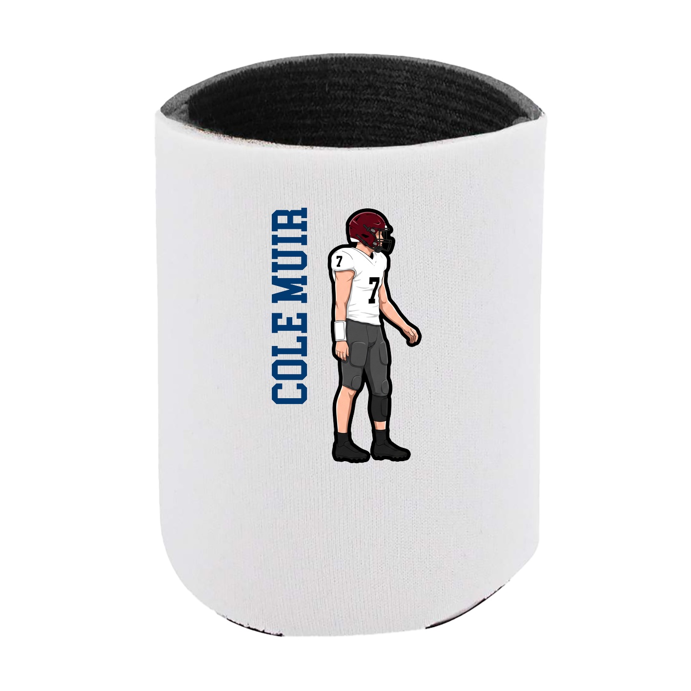 Can Holder — Name Vertical in White