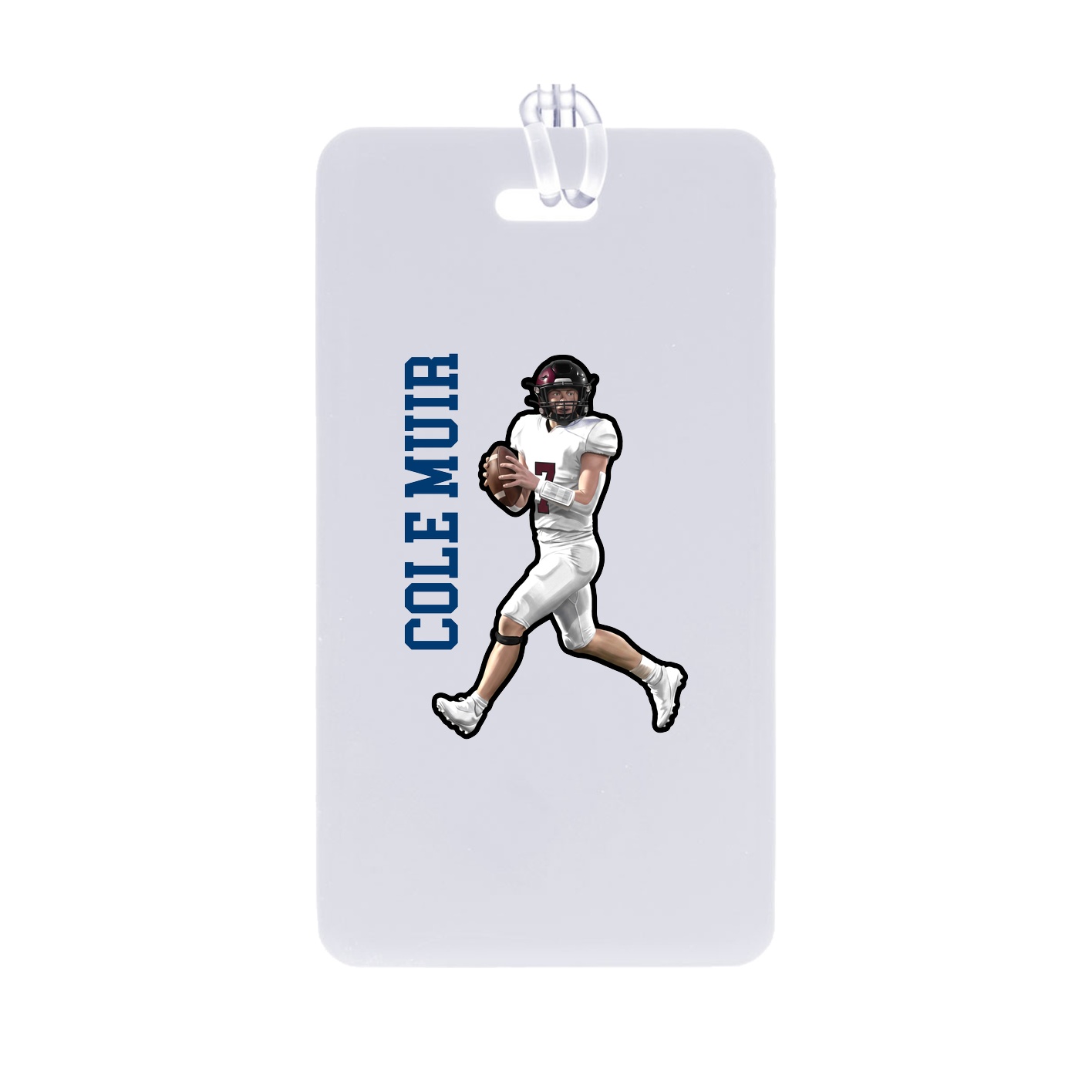 Bag Tag — Name Vertical in Classic