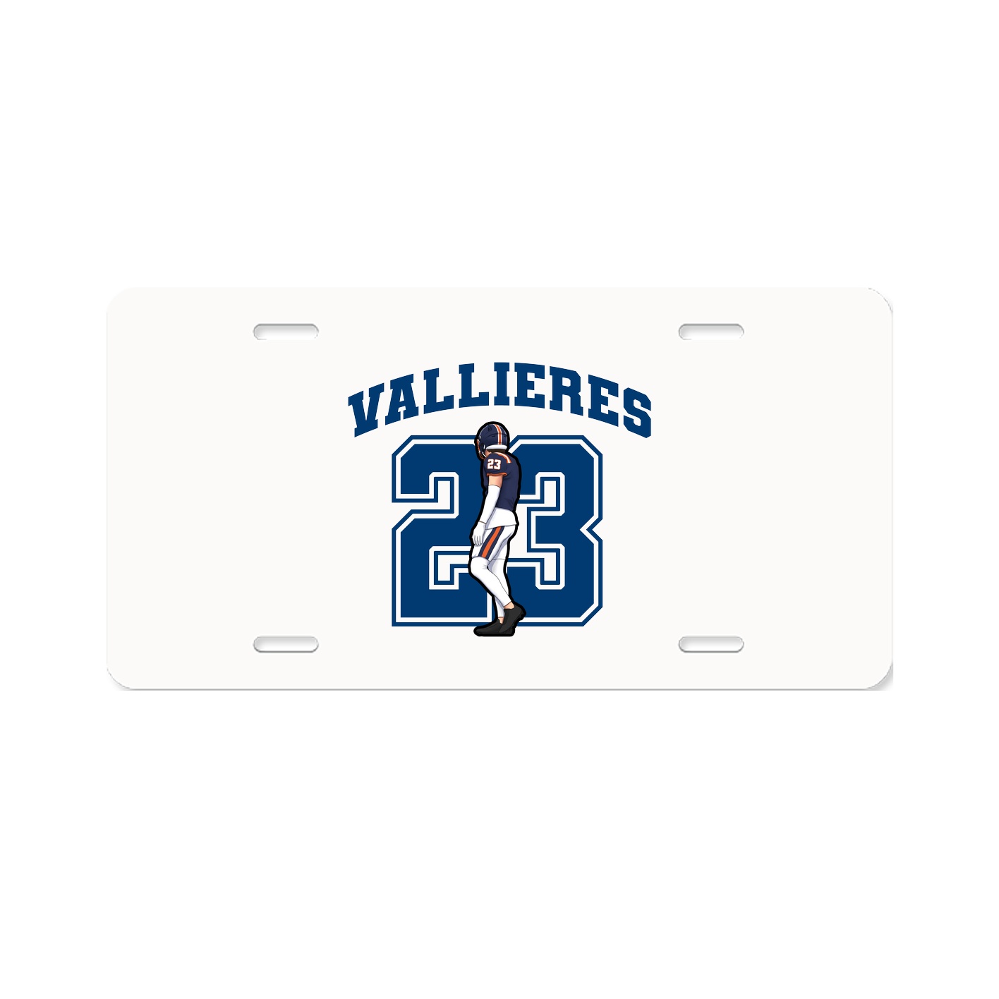License Plate — Number in Classic