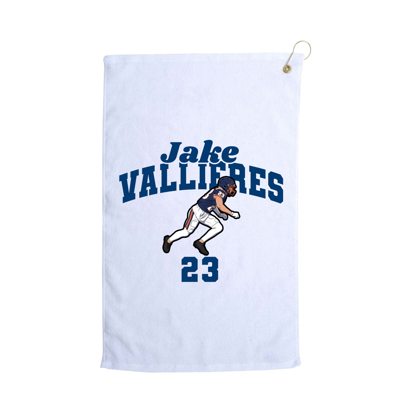 Golf Towel — Signature Arch in White