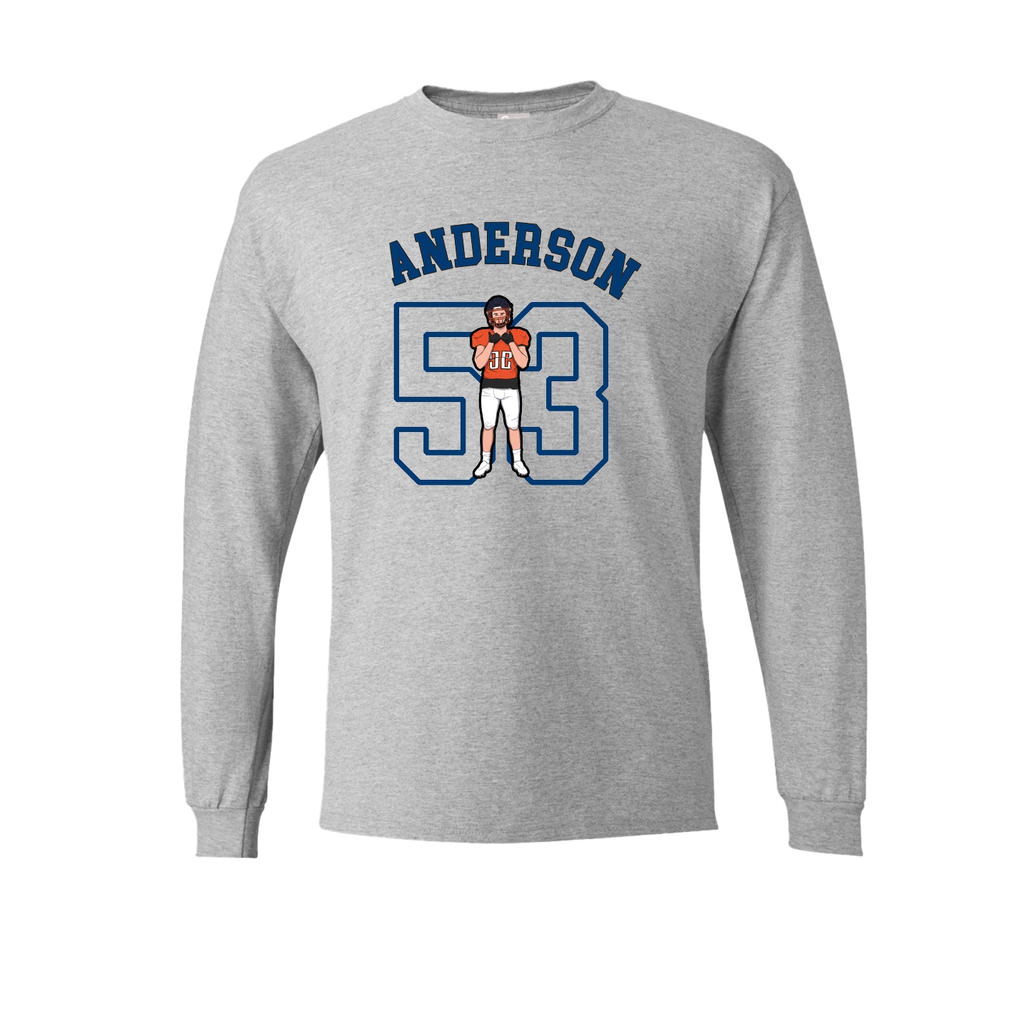 Long Sleeve Tee — Shirsey Arch in Grey