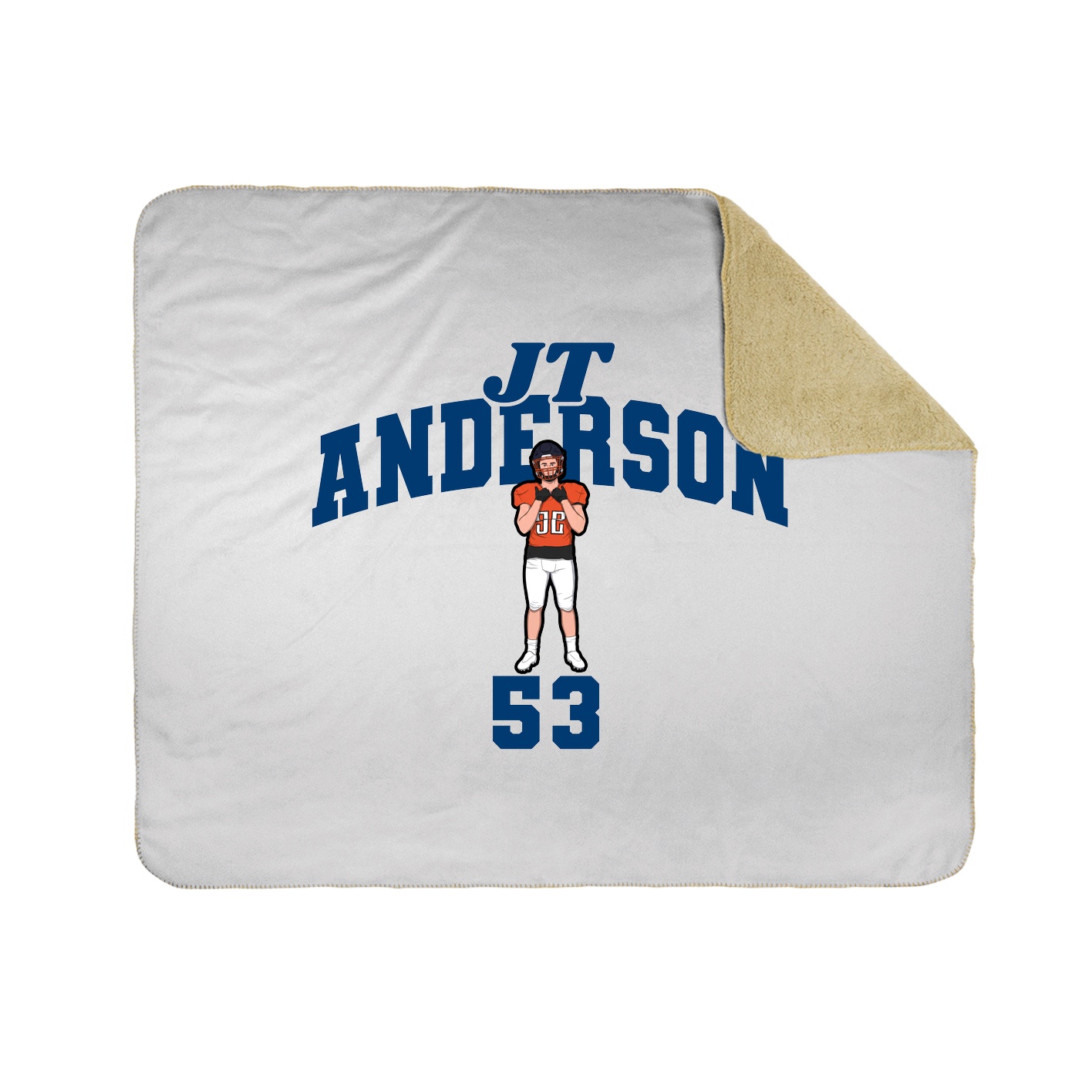 Throw Blanket — Signature Arch in White