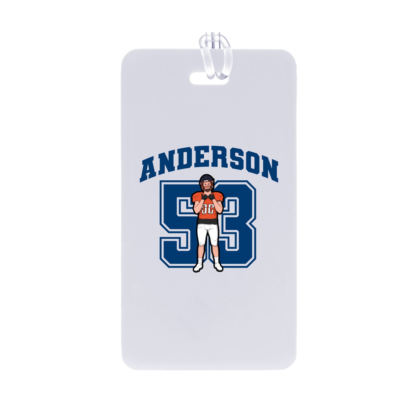 Bag Tag — Number in Classic