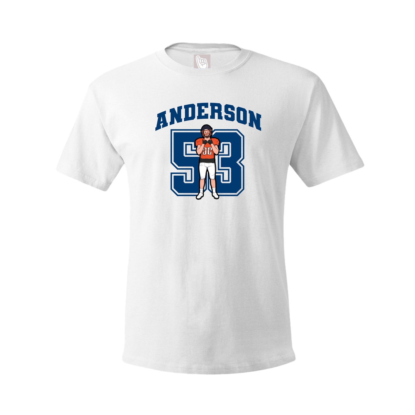 Tee — Number in White