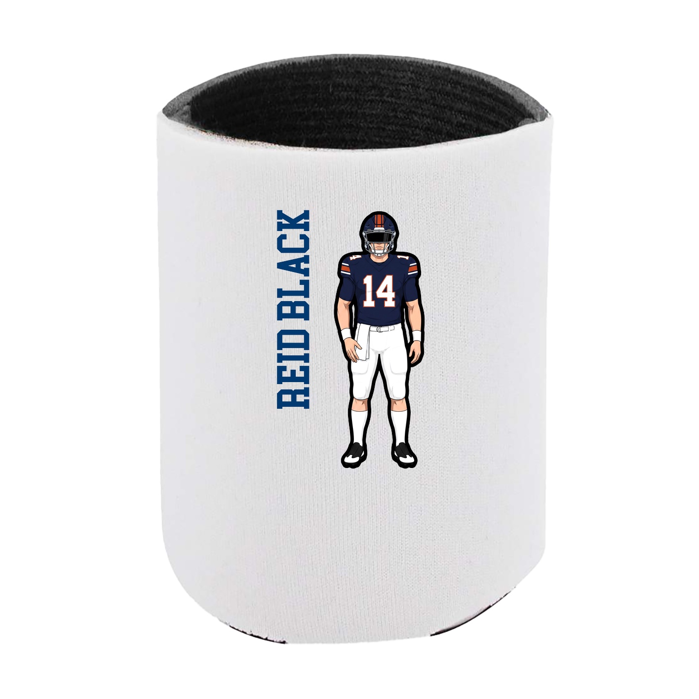 Can Holder — Name Vertical in White