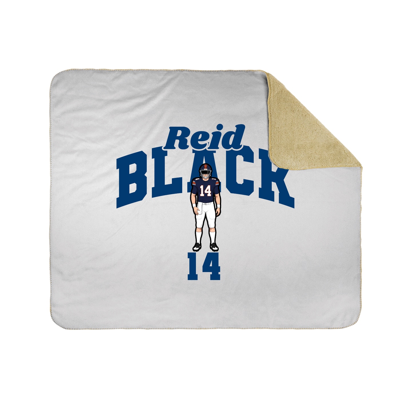 Throw Blanket — Signature Arch in White