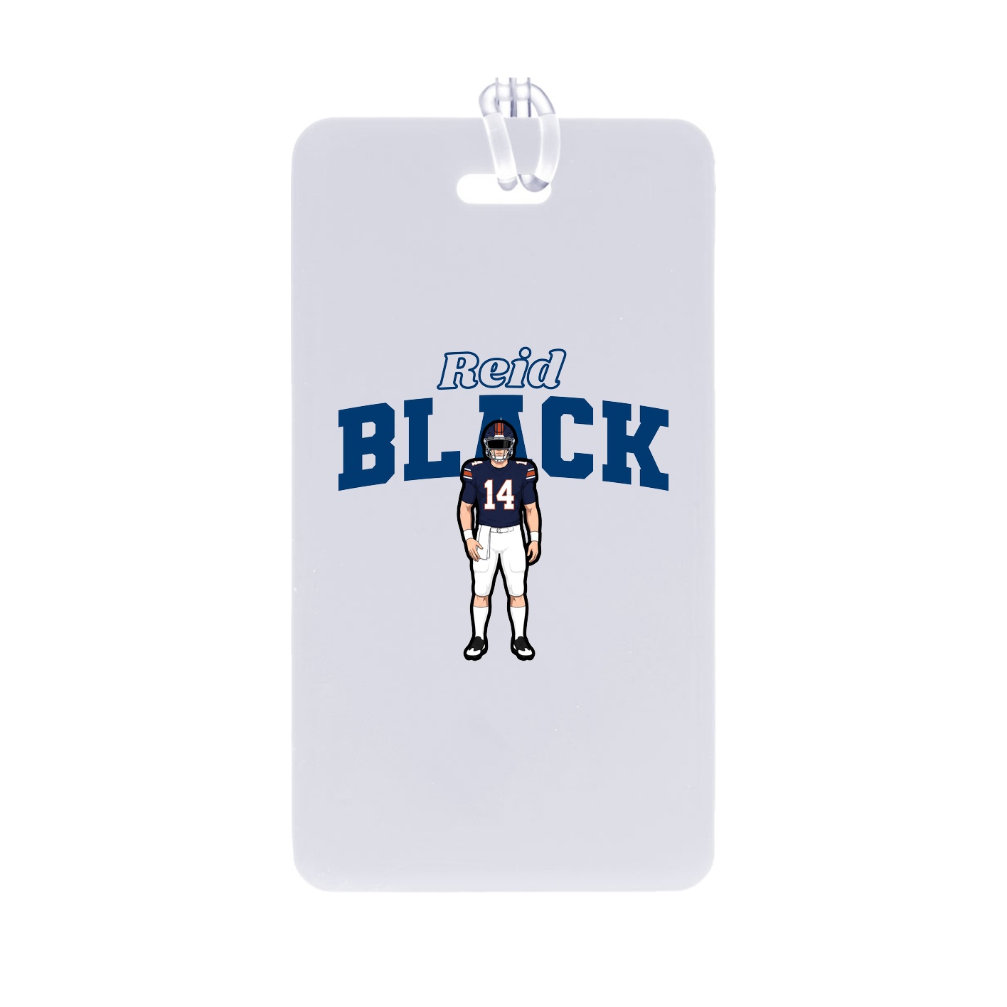 Bag Tag — Name Arch in Classic