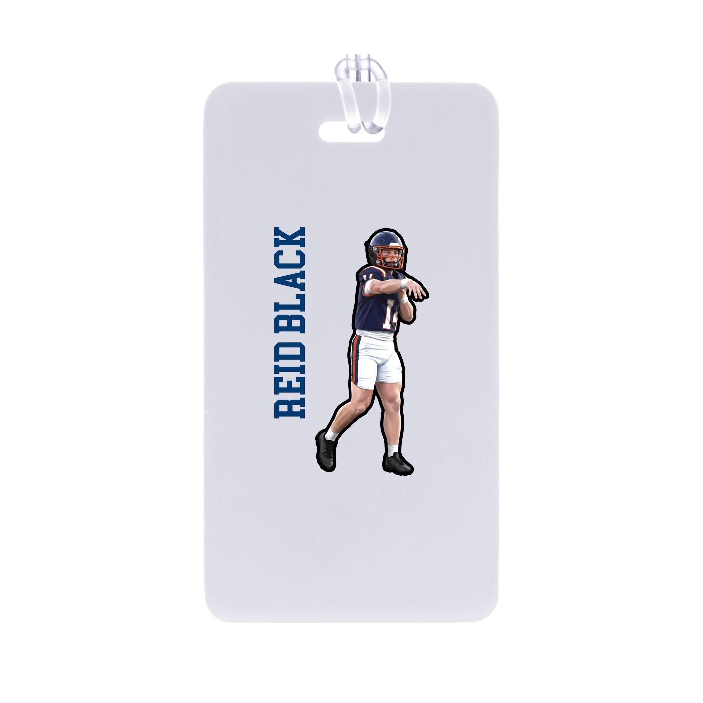 Bag Tag — Name Vertical in Classic