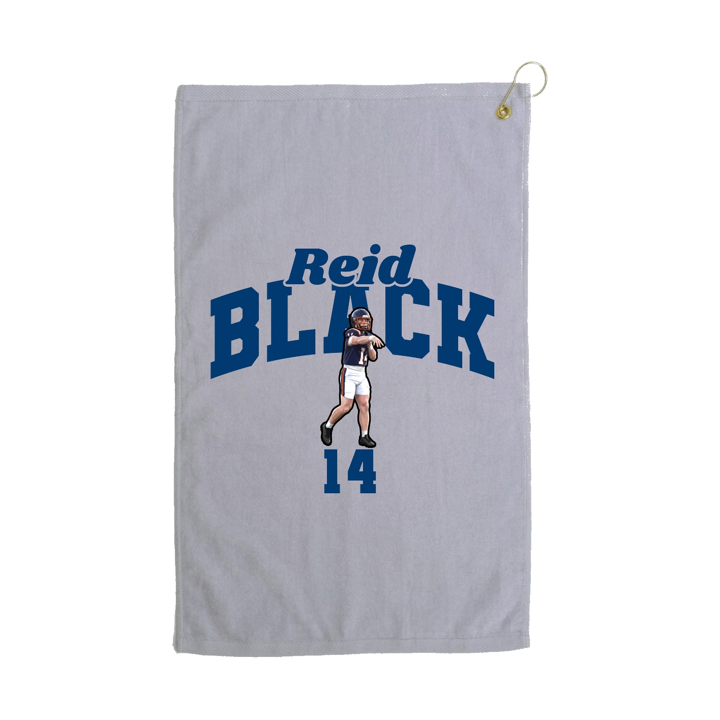 Golf Towel — Signature Arch in Grey