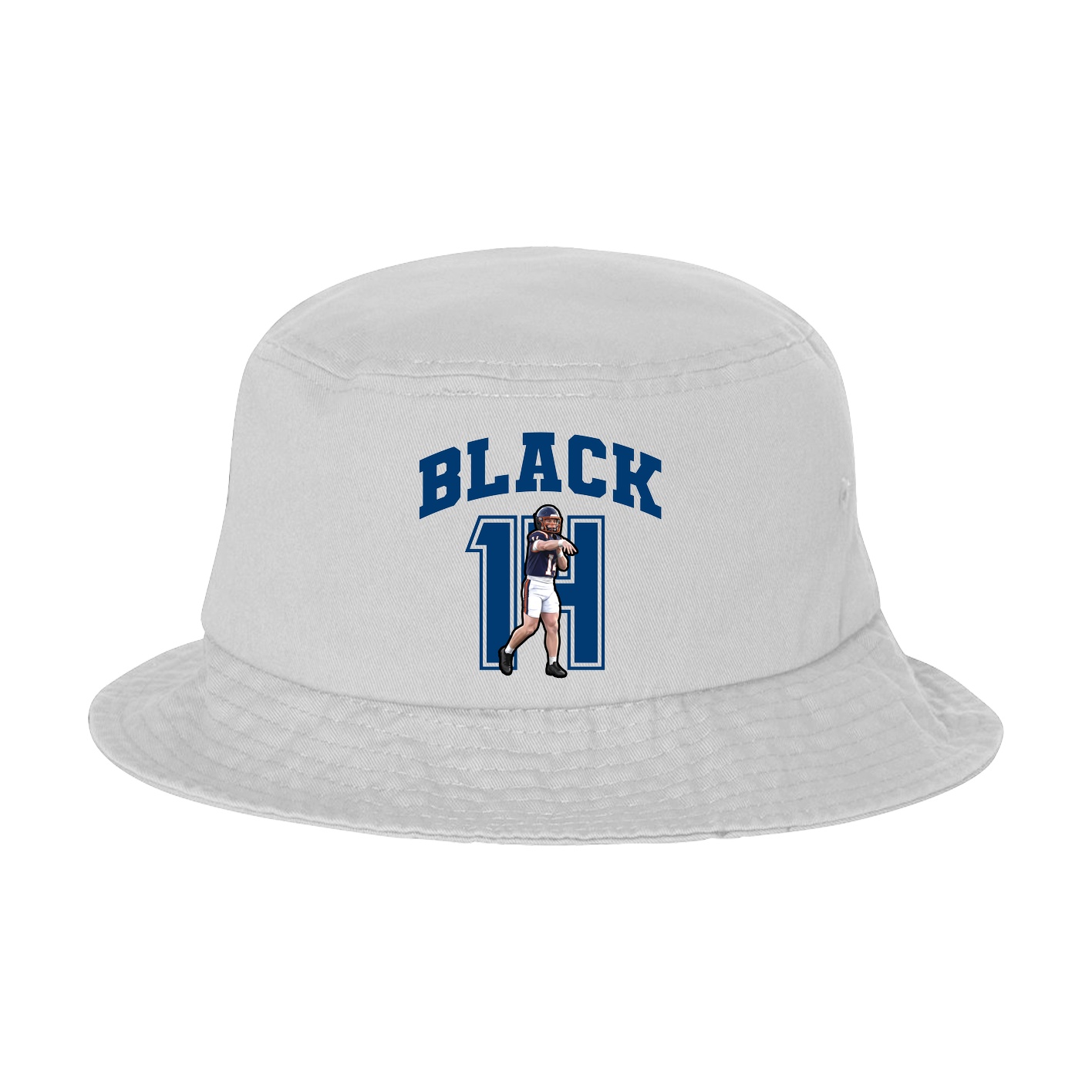Bucket Cap — Number in White
