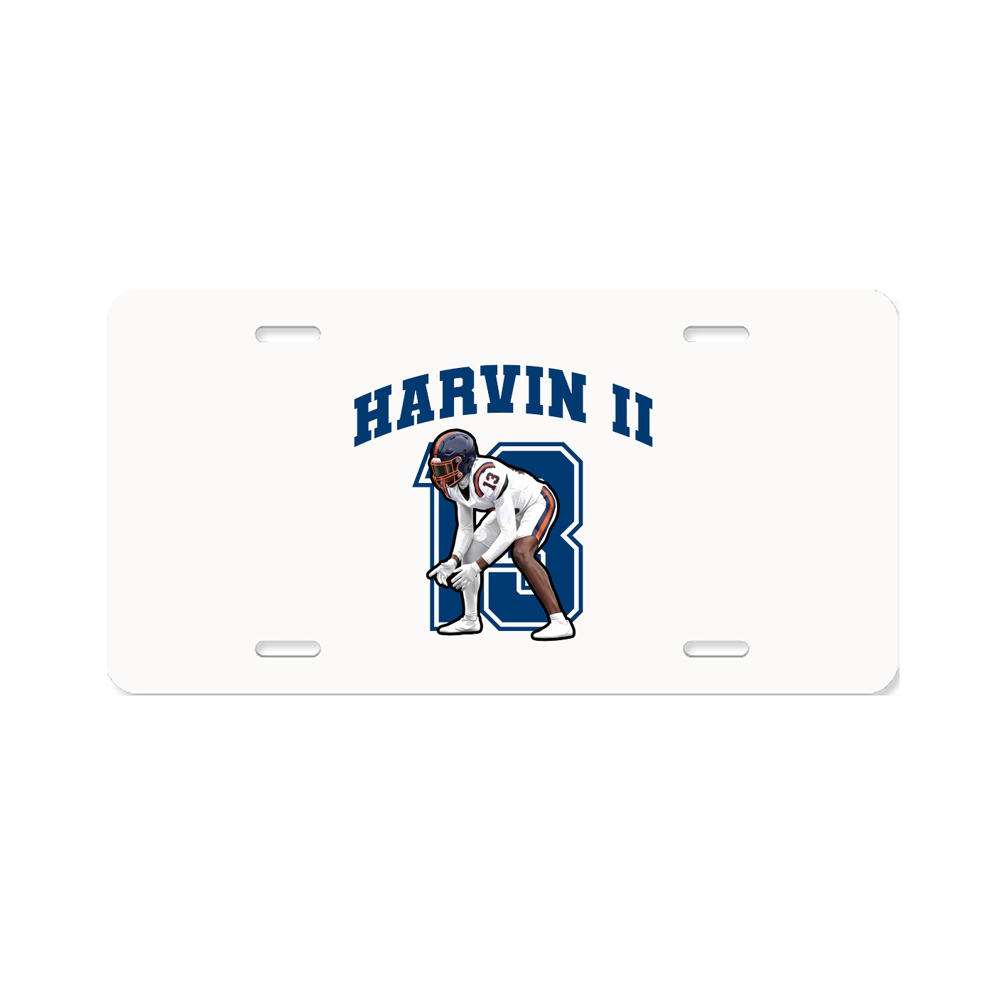 License Plate — Number in Classic