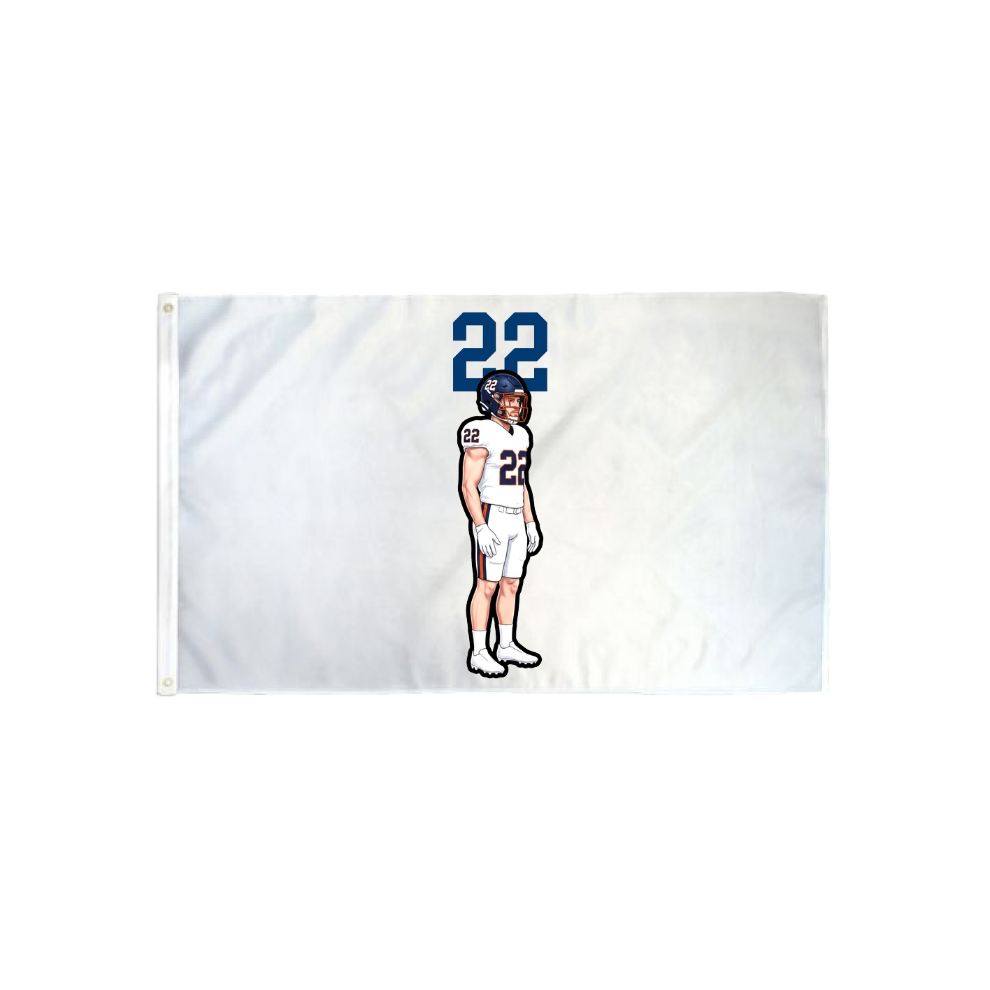 3x5 Flag — Number Top in Classic