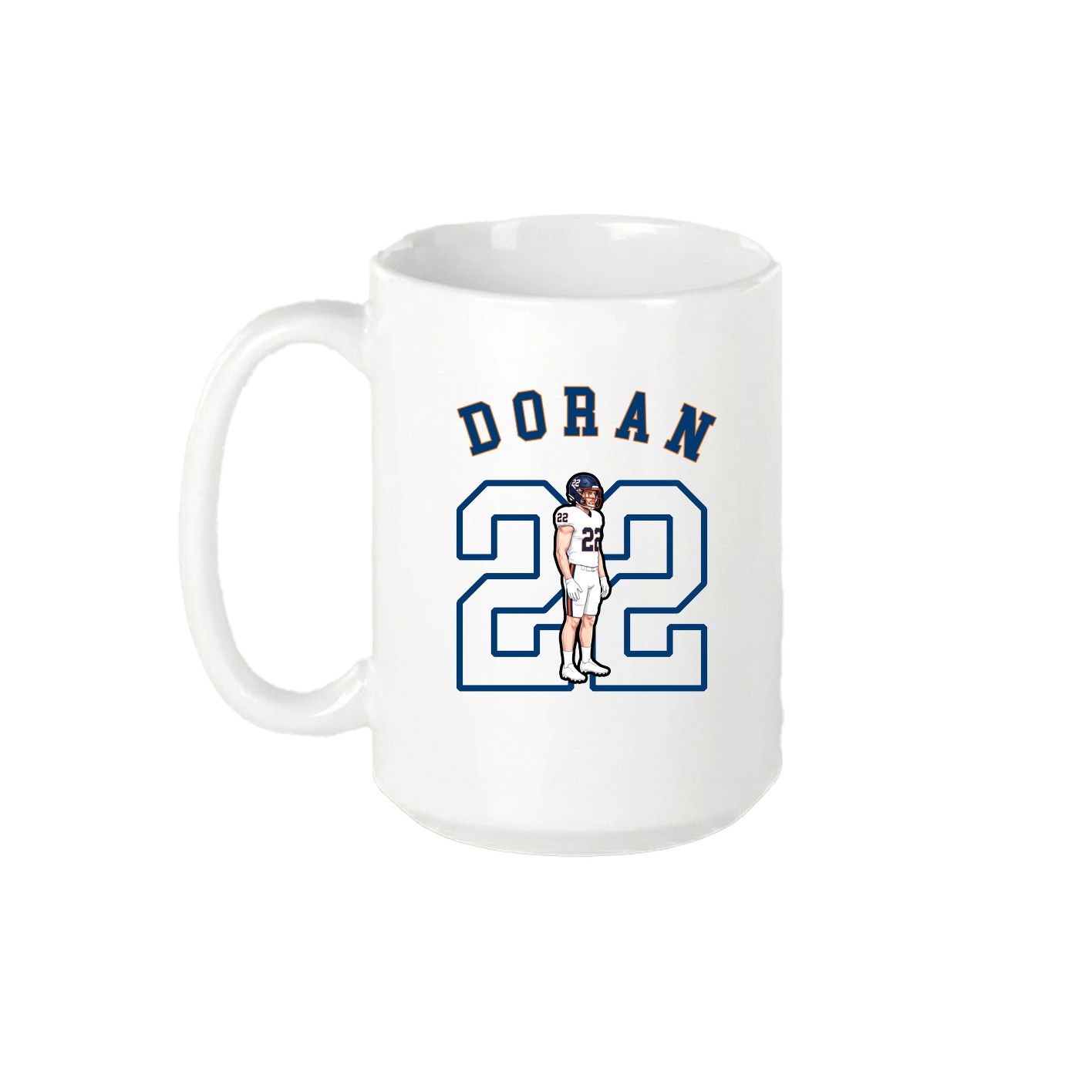 15oz Coffee Mug — Shirsey Arch in White
