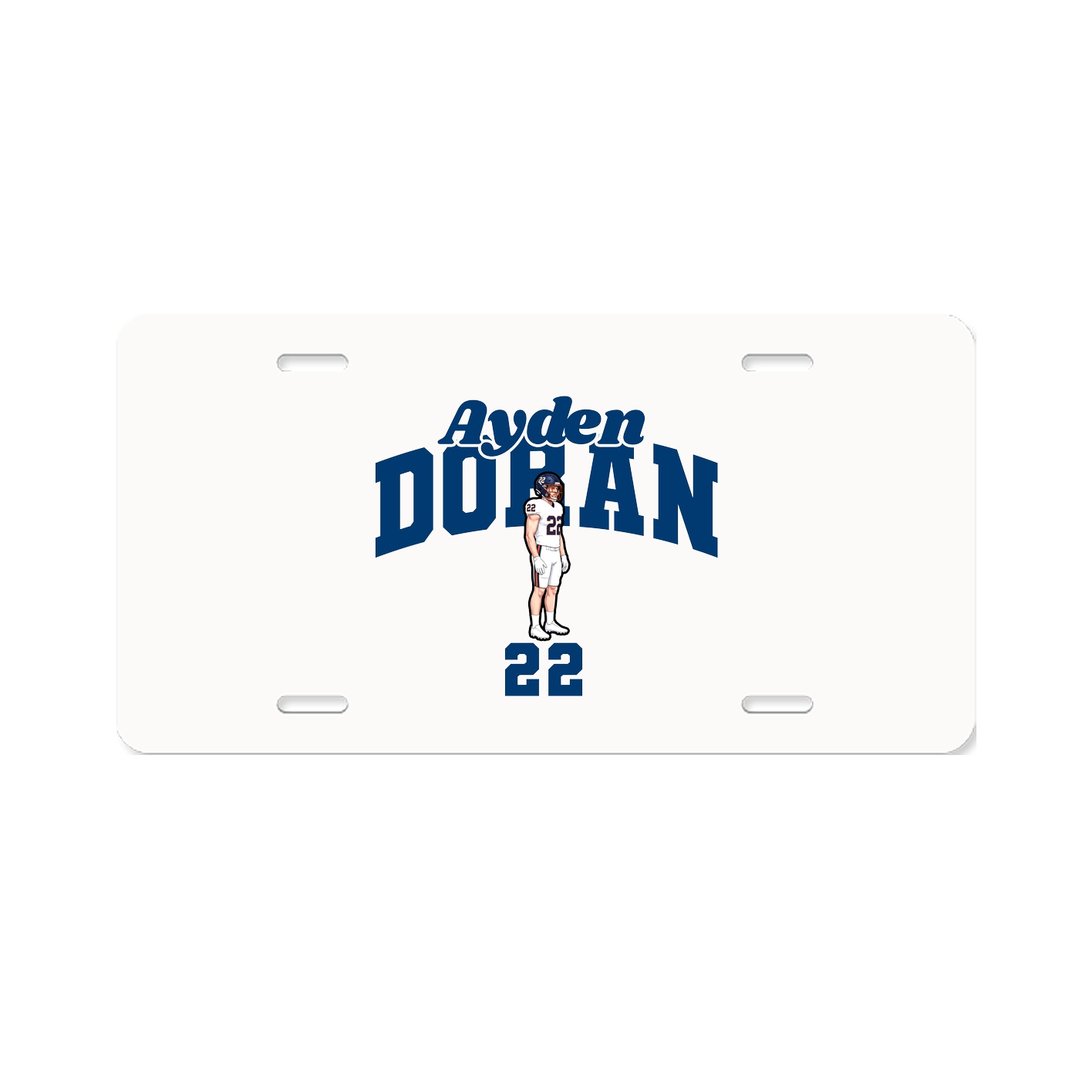 License Plate — Signature Arch in Classic