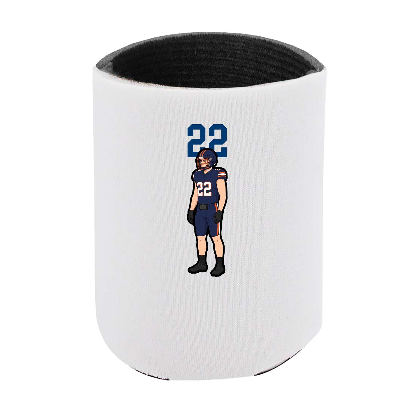 Can Holder — Number Top in White