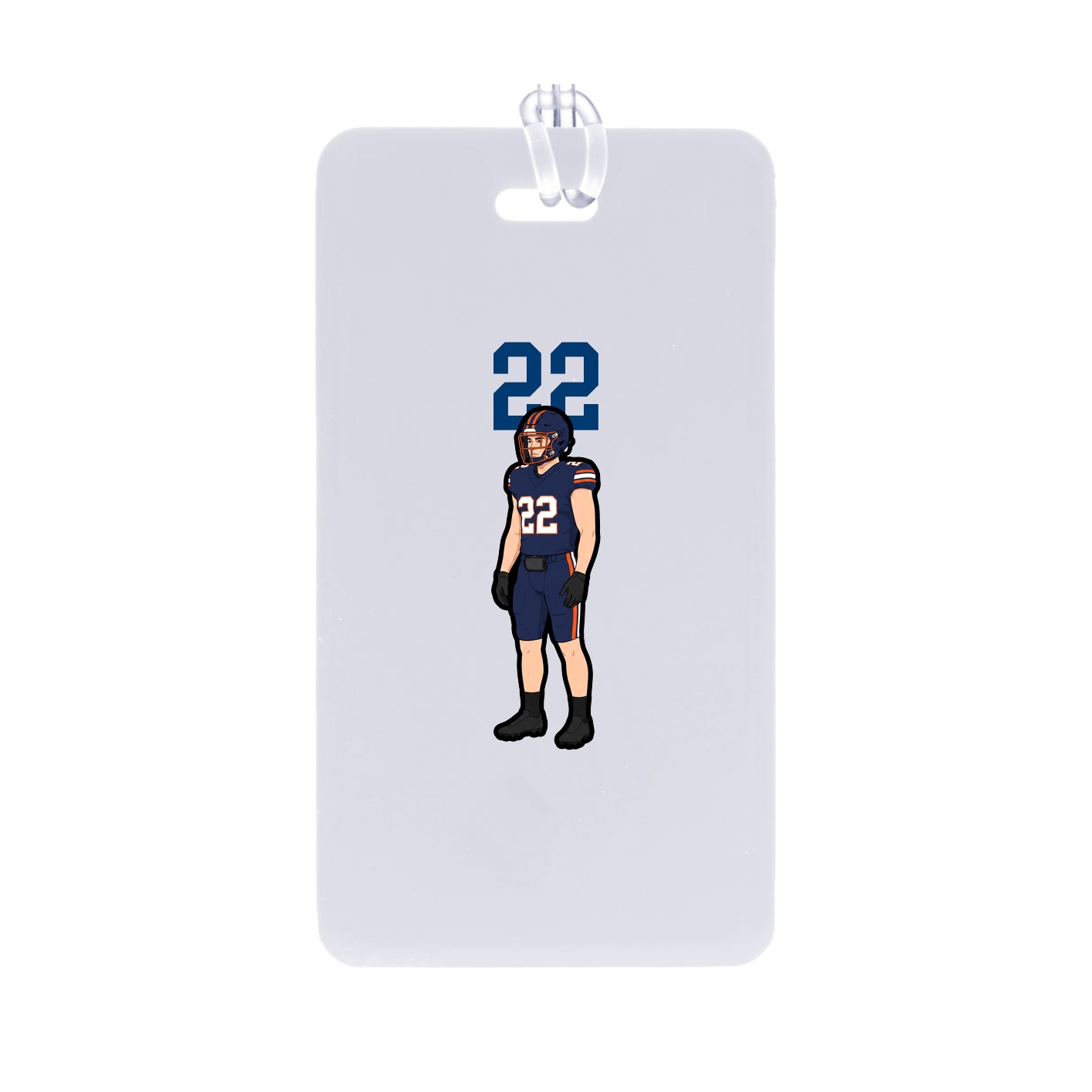 Bag Tag — Number Top in Classic