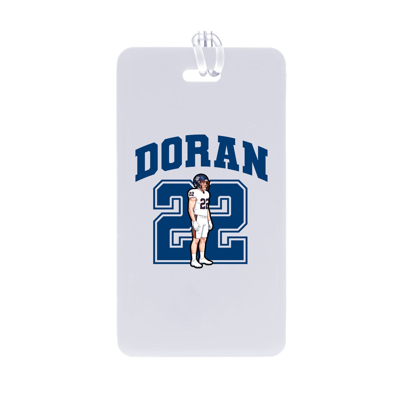 Bag Tag — Number in Classic