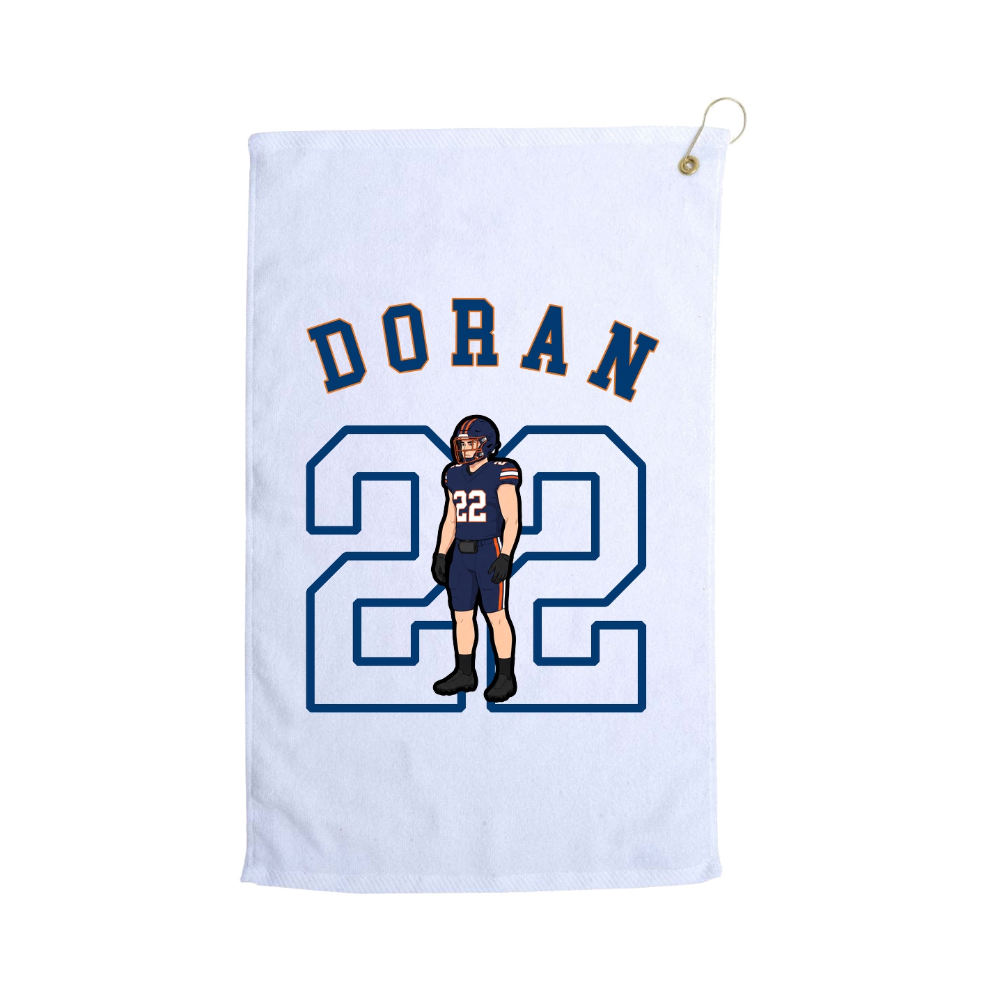 Golf Towel — Shirsey Arch in White
