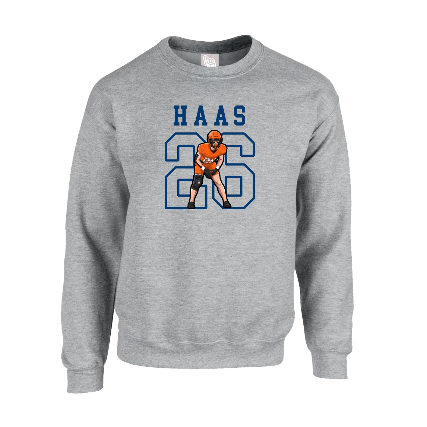 Fleece Crew — Shirsey in Grey
